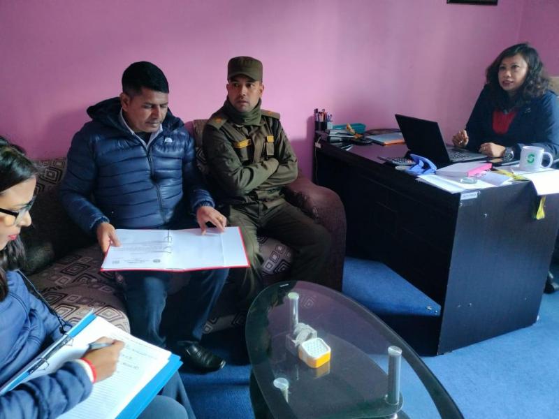 व्यवसाय दर्ता तथा नवीकरणसम्बन्धी स्थलगत अनुगमनमा निरन्तर धनकुटा नगरपालिका कार्यालय, मिति २०८१/०९/२३