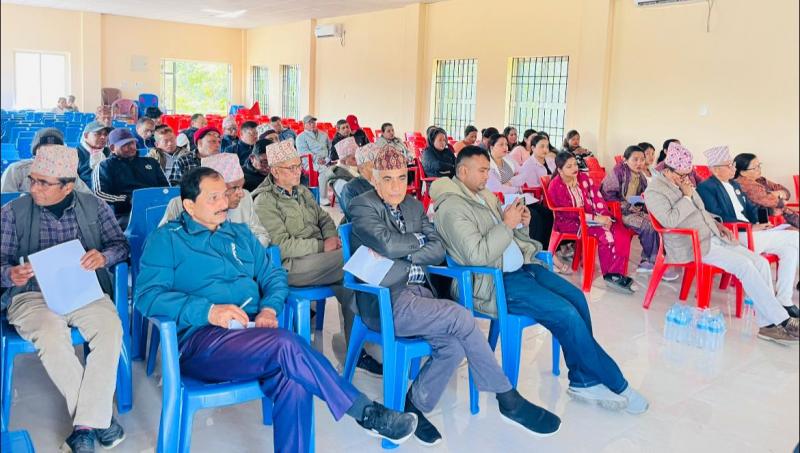 लेटाङमा विकास र सेवा सुधारबारे नागरिक–जनप्रतिनिधि संवाद