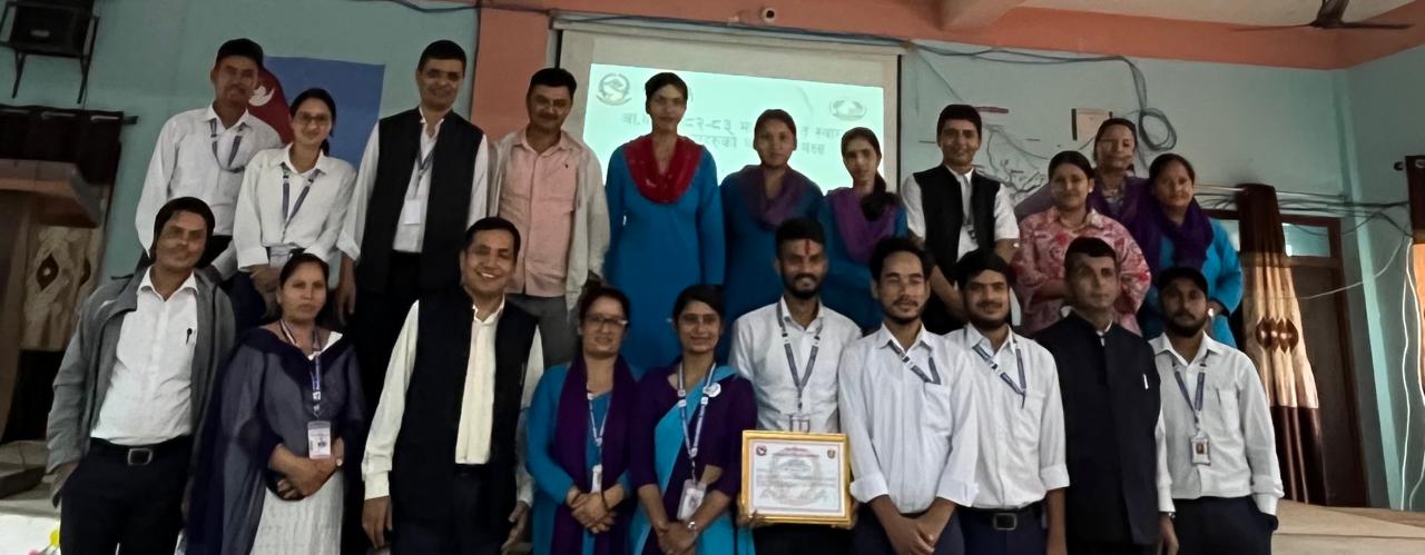 आ.व 2082/083 मा स्वास्थ्य संस्थामा सम्पादित वार्षिक समिक्षा कार्यक्रम