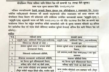 भोगाधिकार निस्सा प्राप्तिका लागि निवेदन पेश गर्ने सम्बन्धि १५ दिने सूचना। २०८३।०६।२० - img