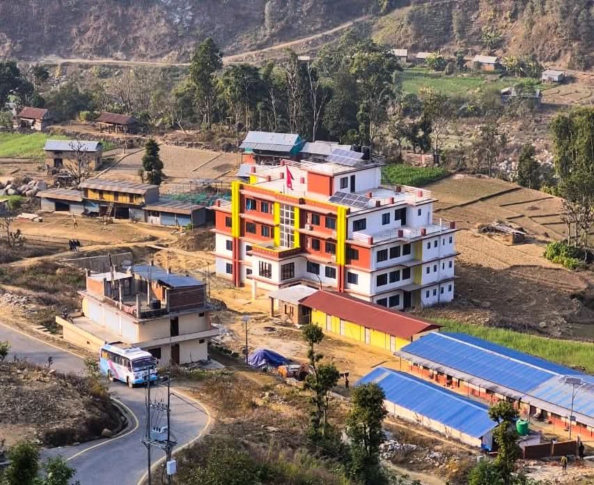 महाभारत गाउँपालिकाको प्रशासकीय भवन