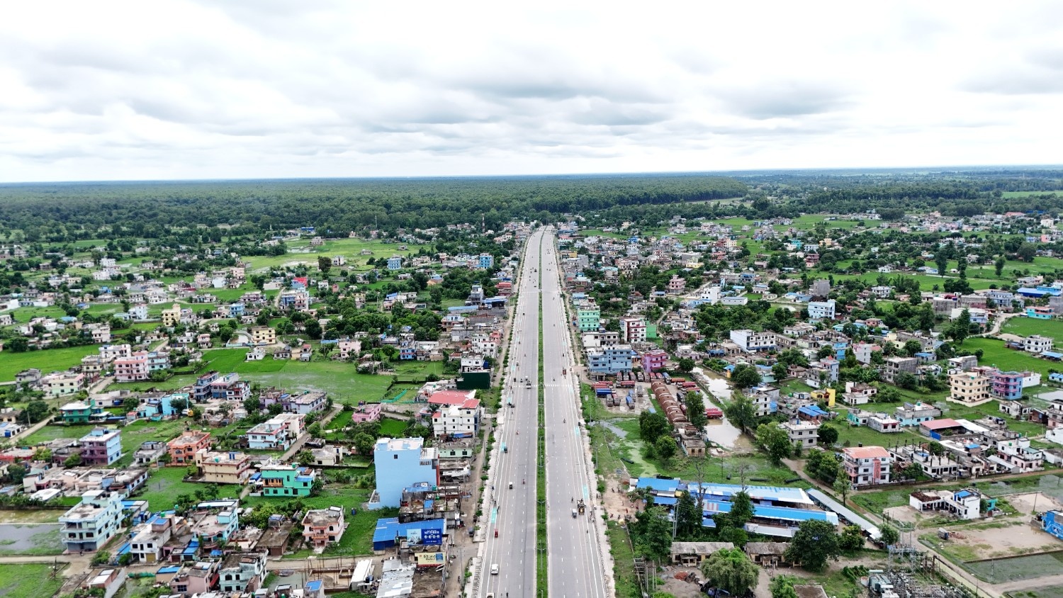 Drone View of Dhangadhi City
