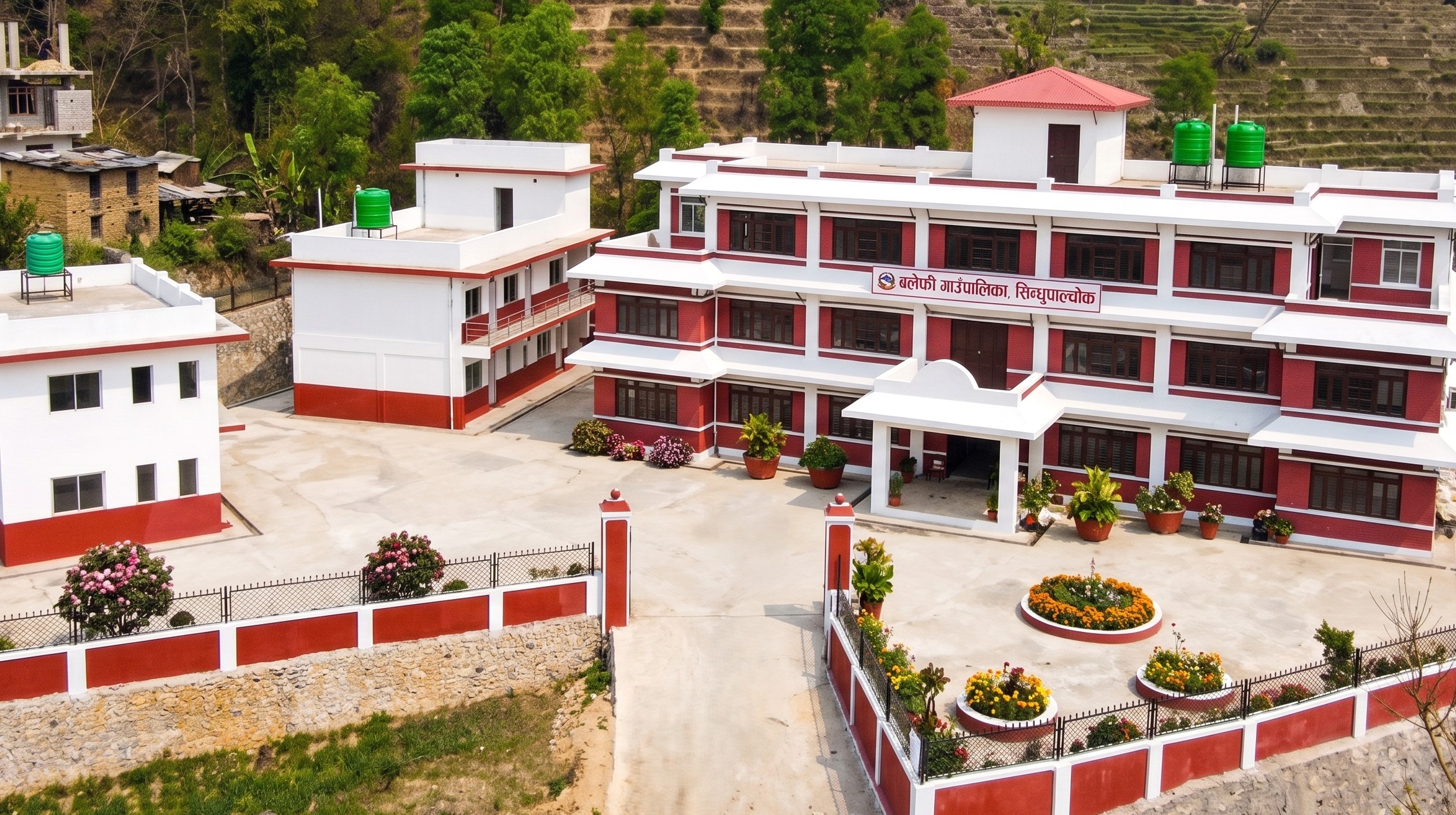 बलेफी गाउँपालिकाको प्रशासकीय भवन