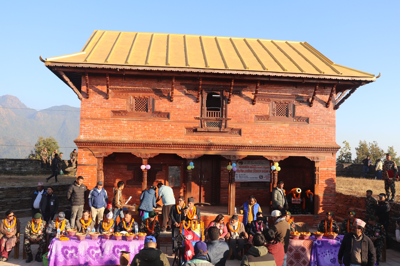 नवनिर्मित उपरदाङ्गढी कोट घर