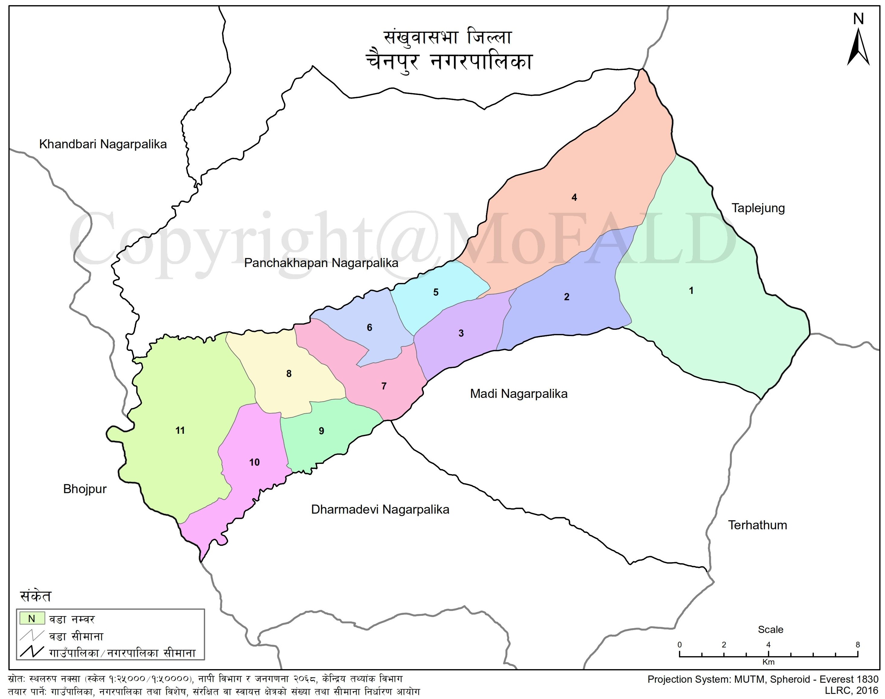 map of chainpur