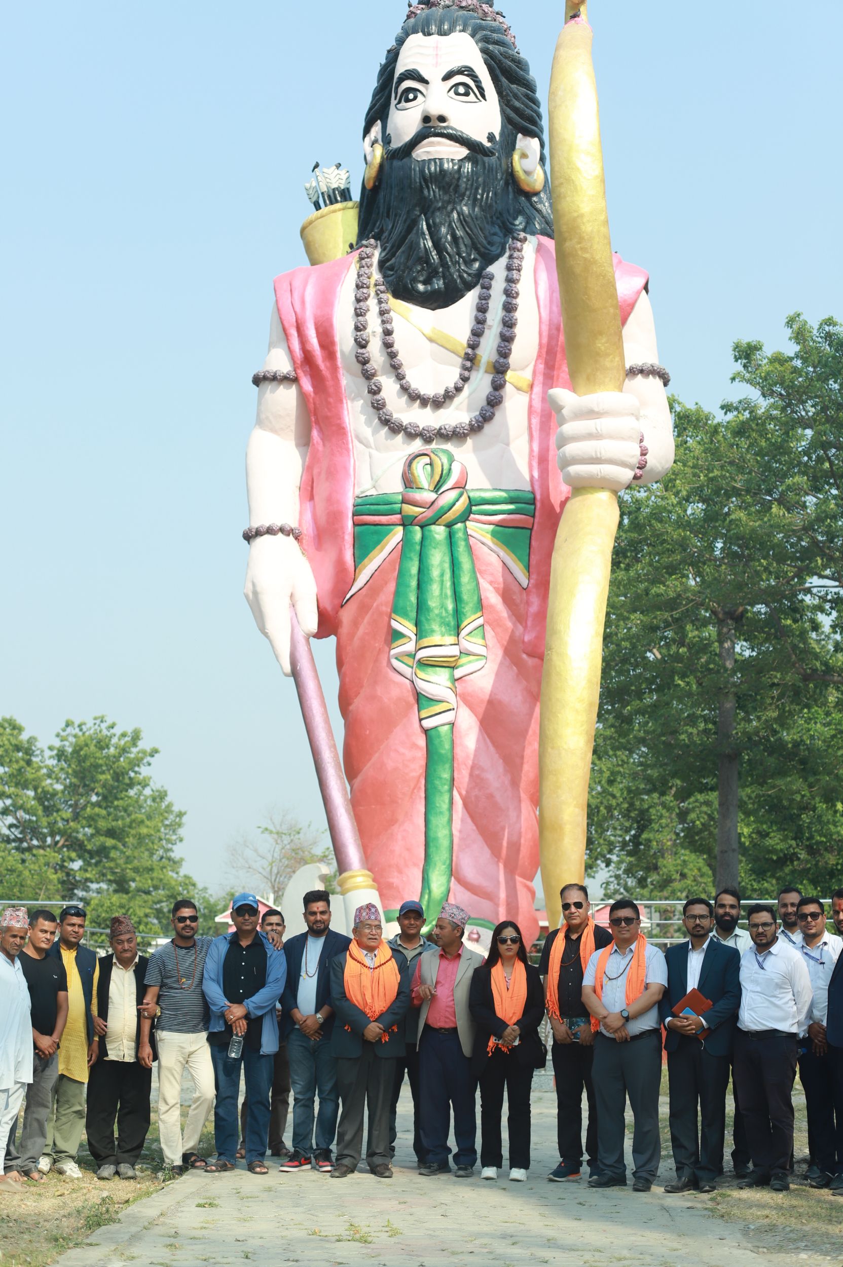 परशुराम धाममा अवस्थित भगवान परशुरामको मुर्ति