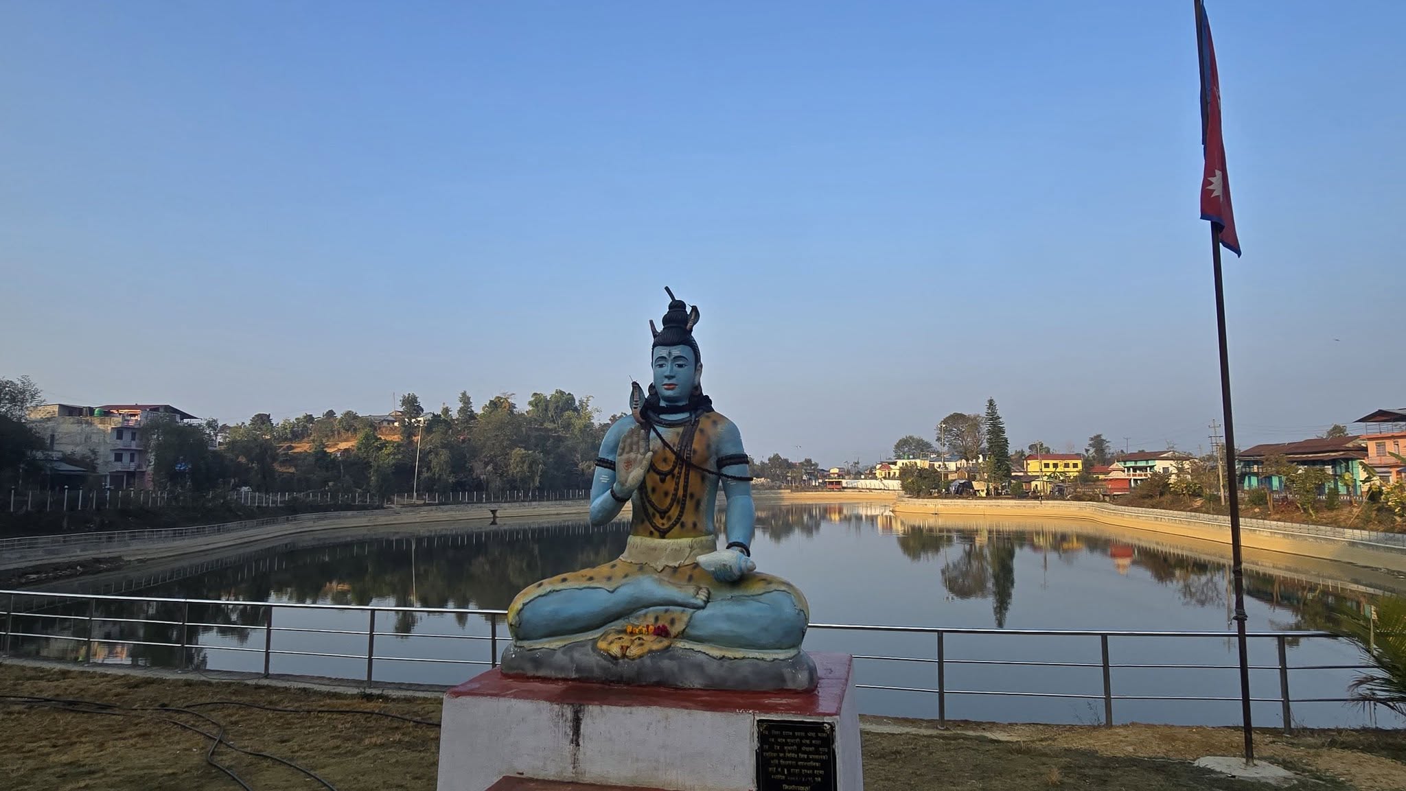 शितगंगा नगरपालिका ०३ मा रहेको डमरु दह ।
