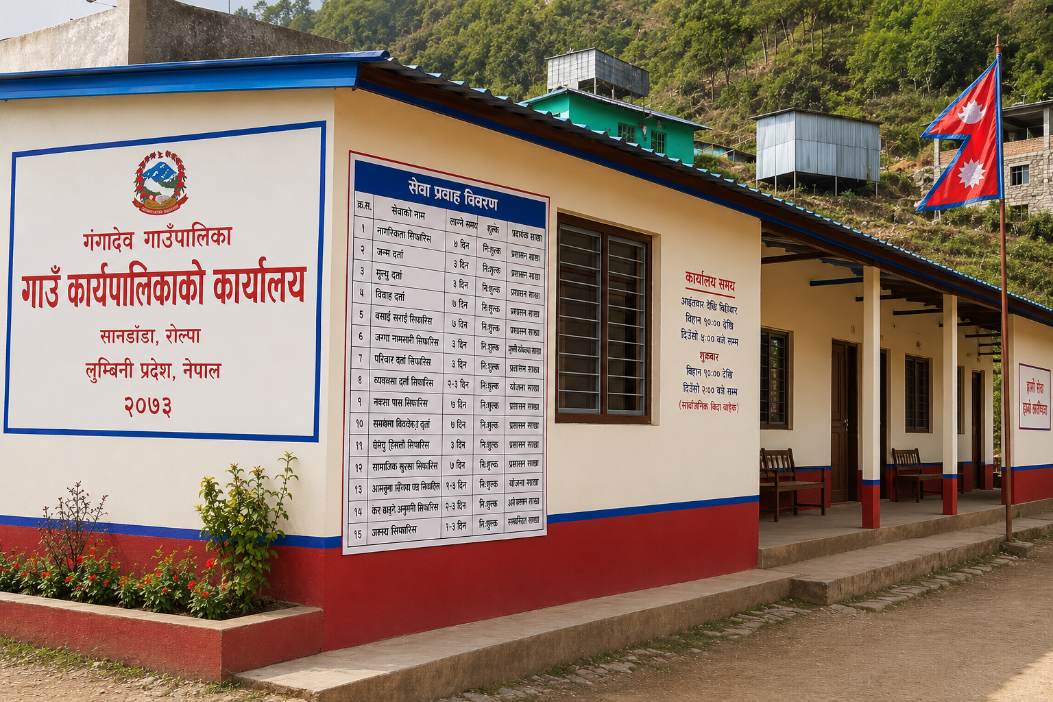 गंगादेव गाउँपालिका कार्यालय भवन