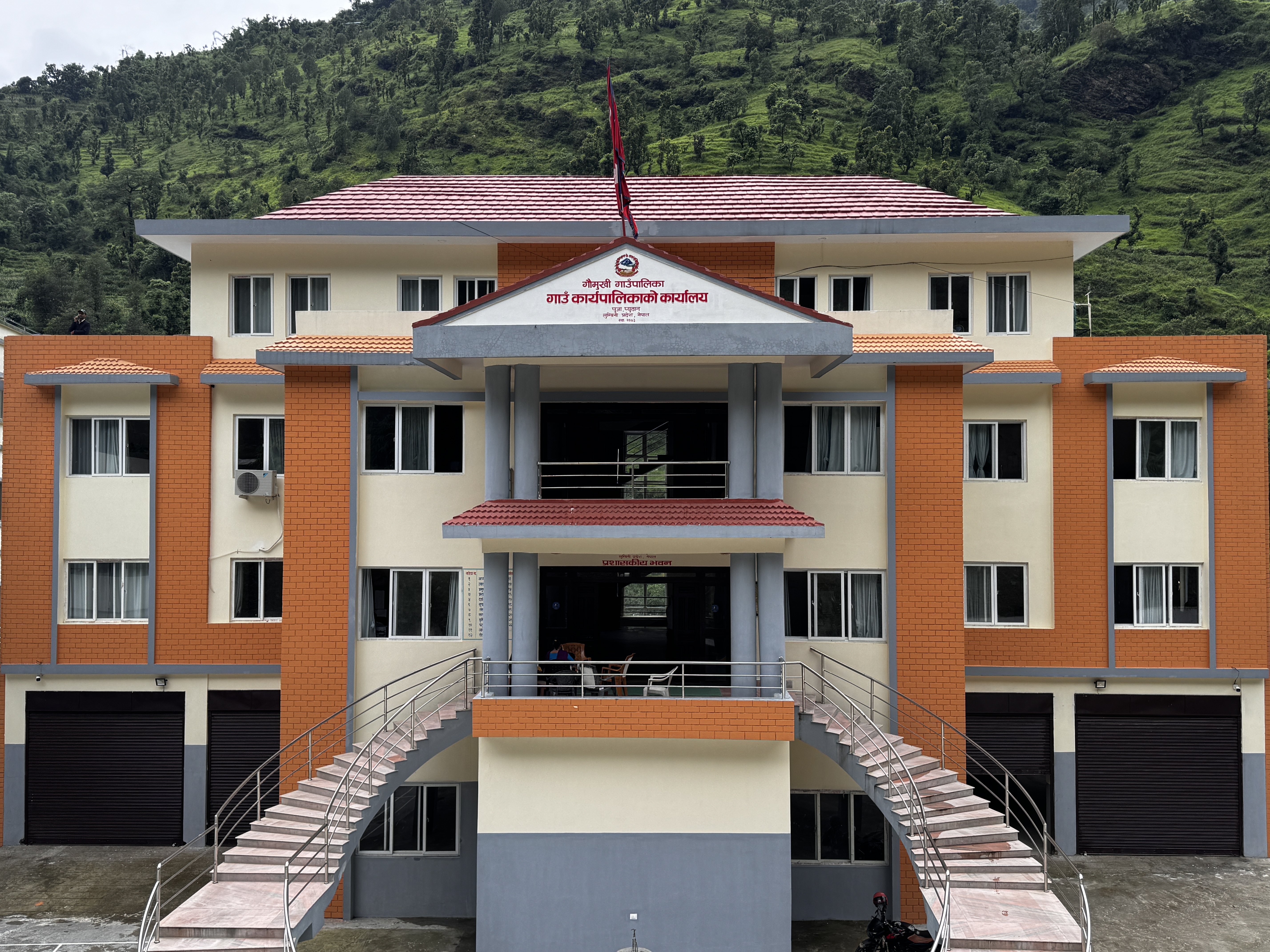 Newly constructed administrative building of Gaumukhi Rural Municipality