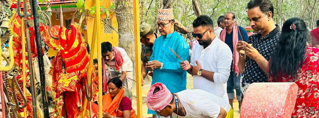 लहान नगरपालिका-१५, ढोढनामा अवस्थित माँ राजदेवी पञ्चावती मन्दिर।