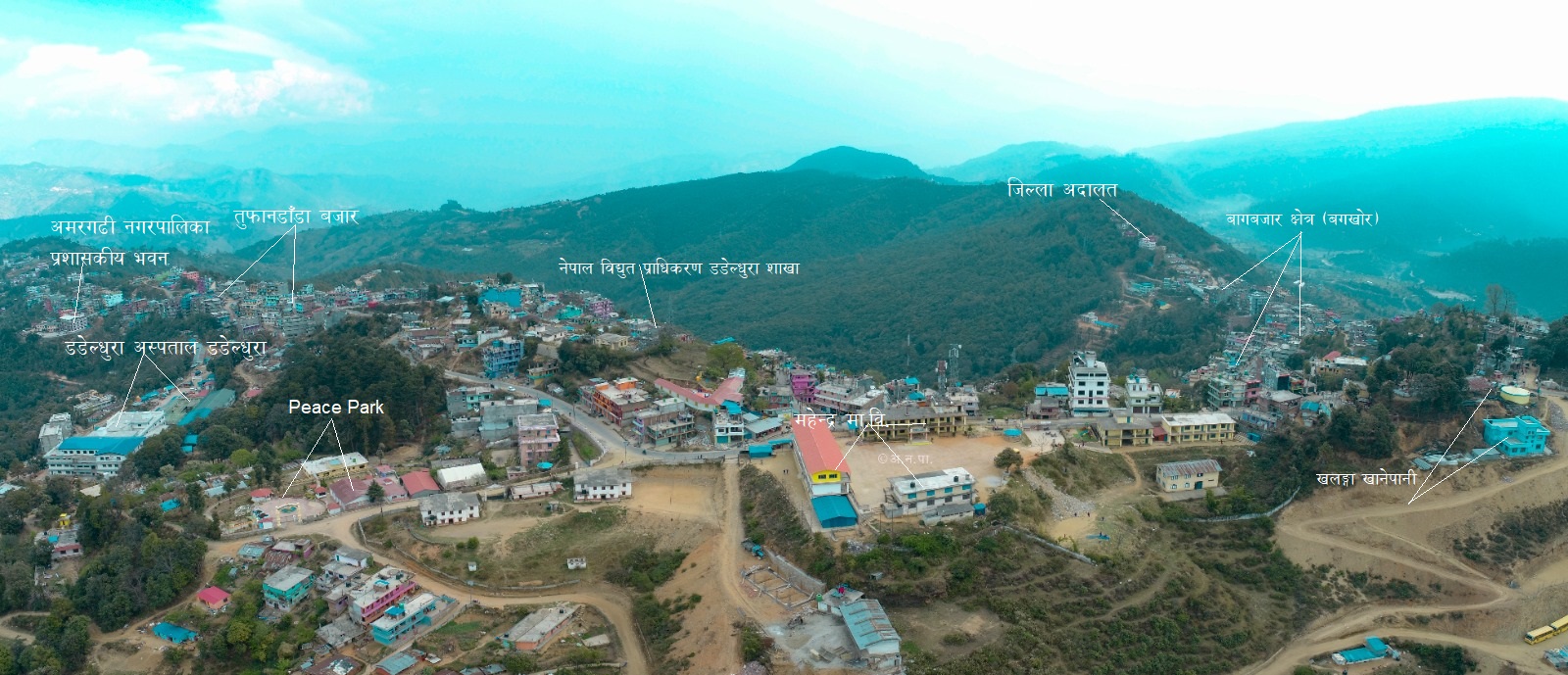 Views of the Market Areas of Amargadhi Municipality