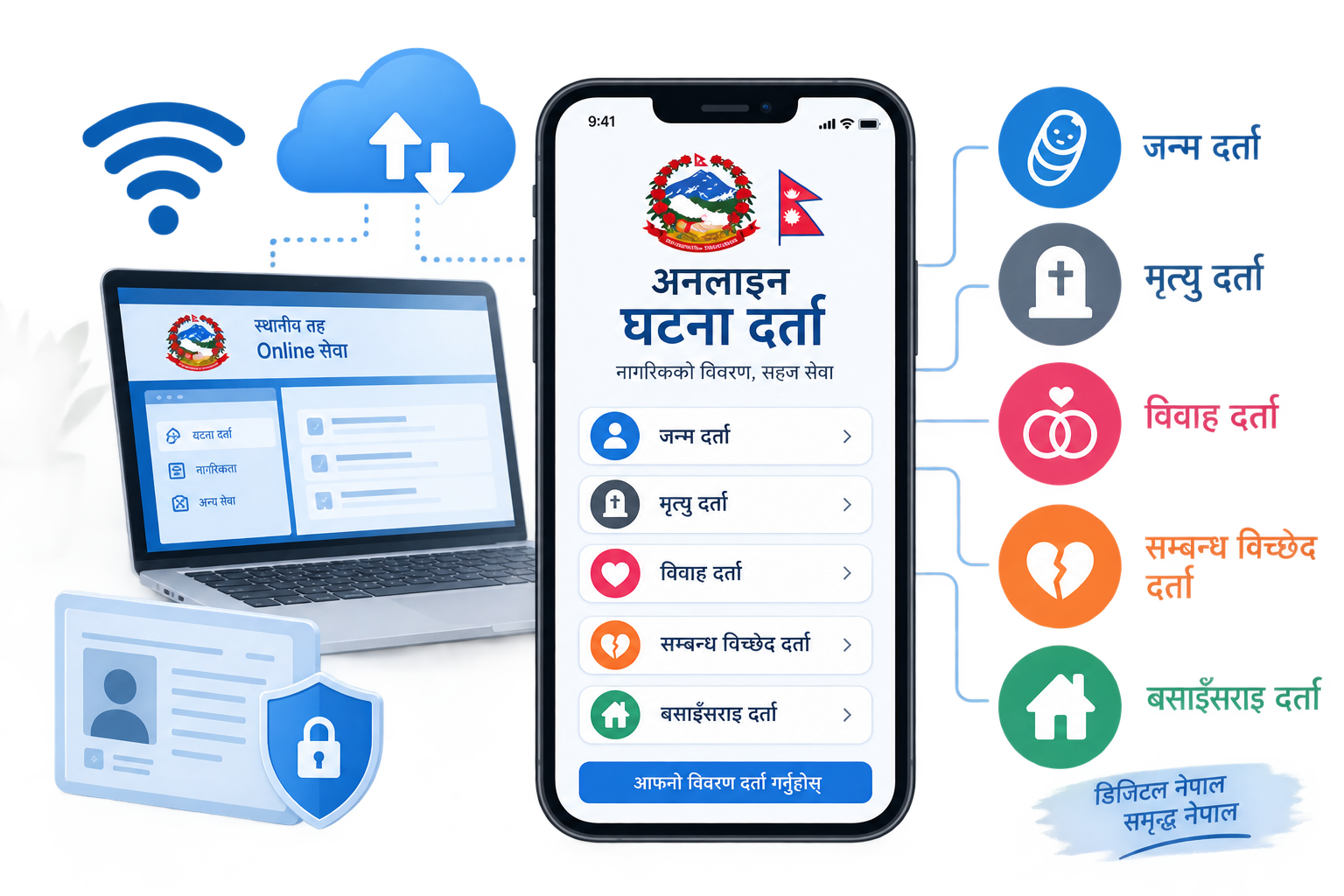 अनलाइन घटना दर्ता