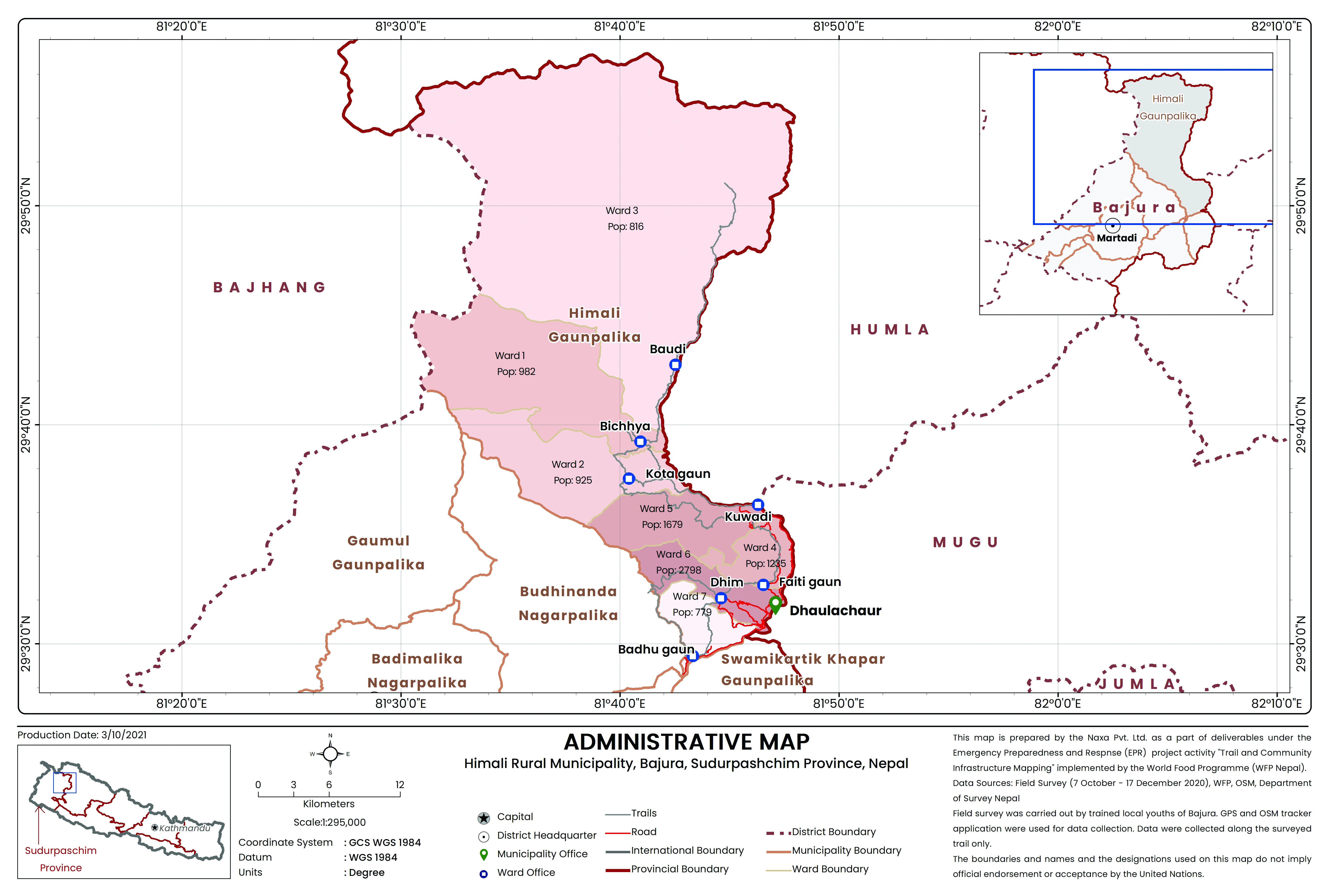 Ward map