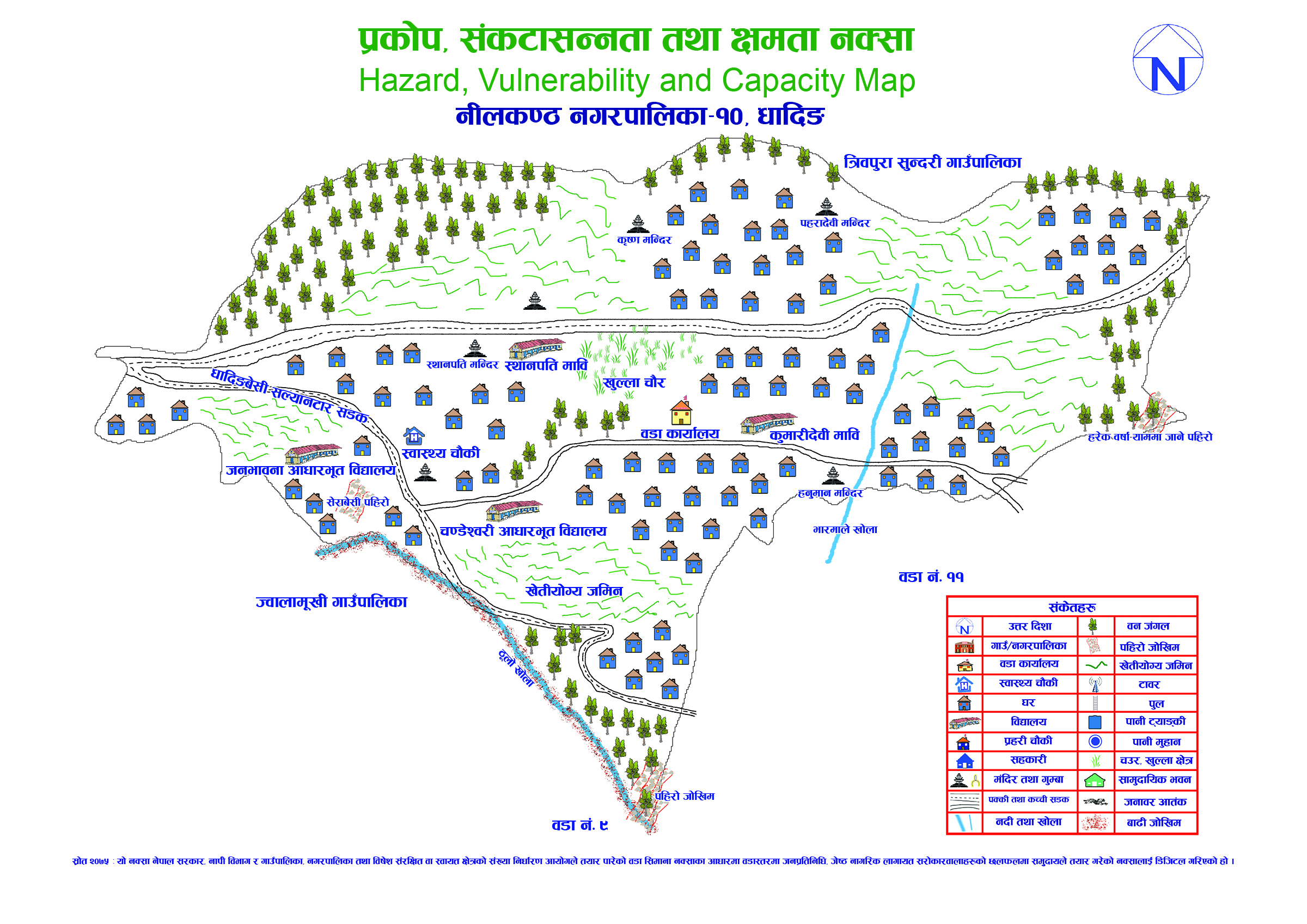Ward map