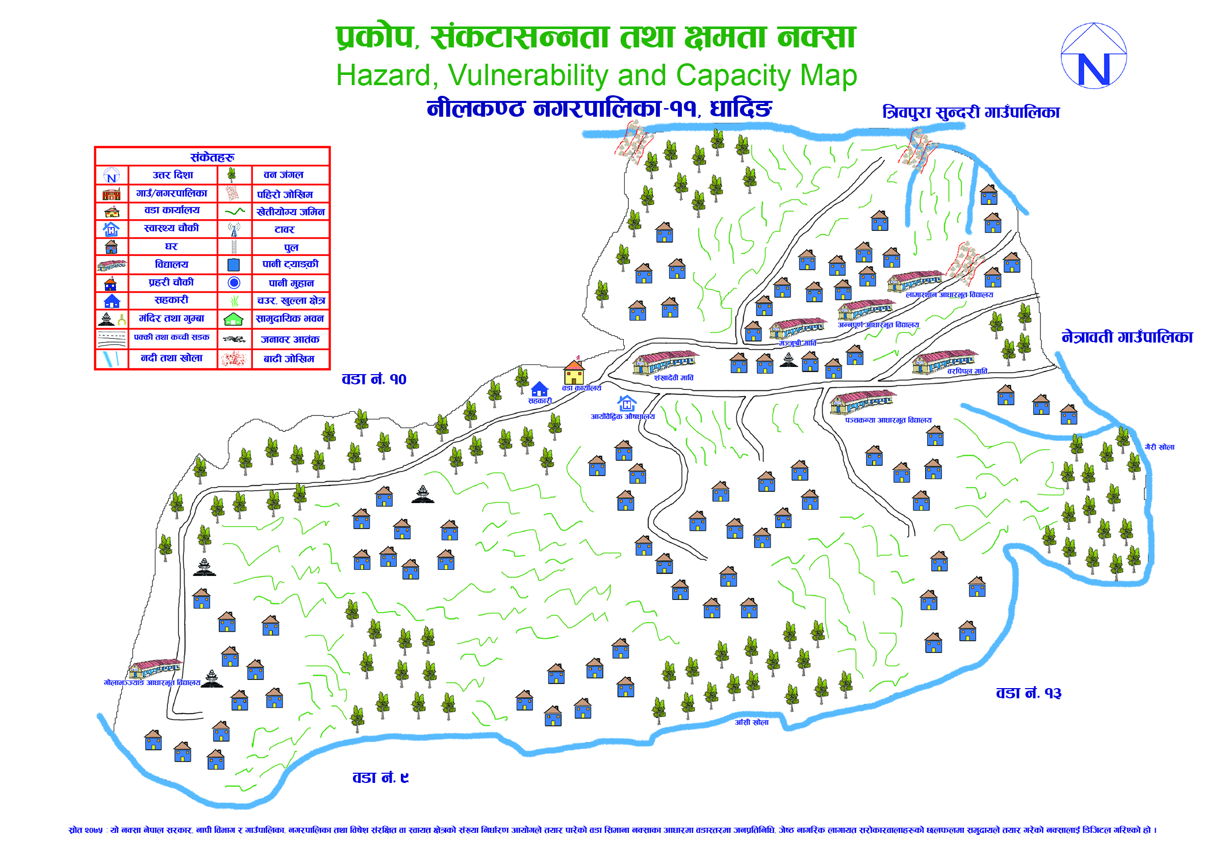 Ward map