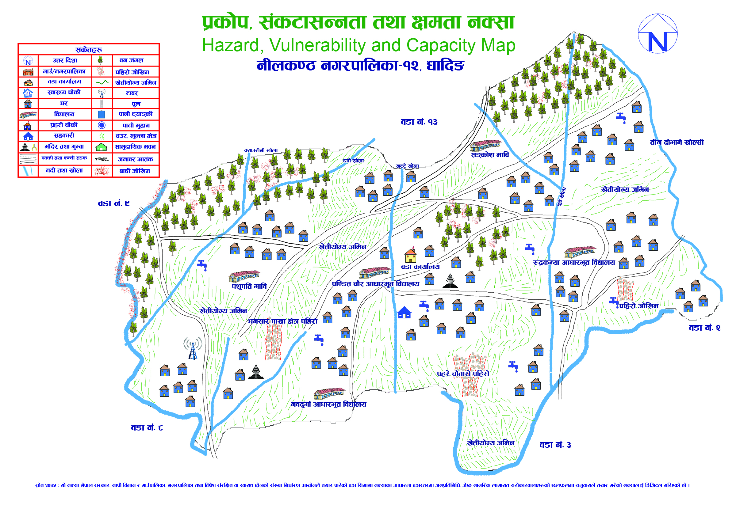 Ward map