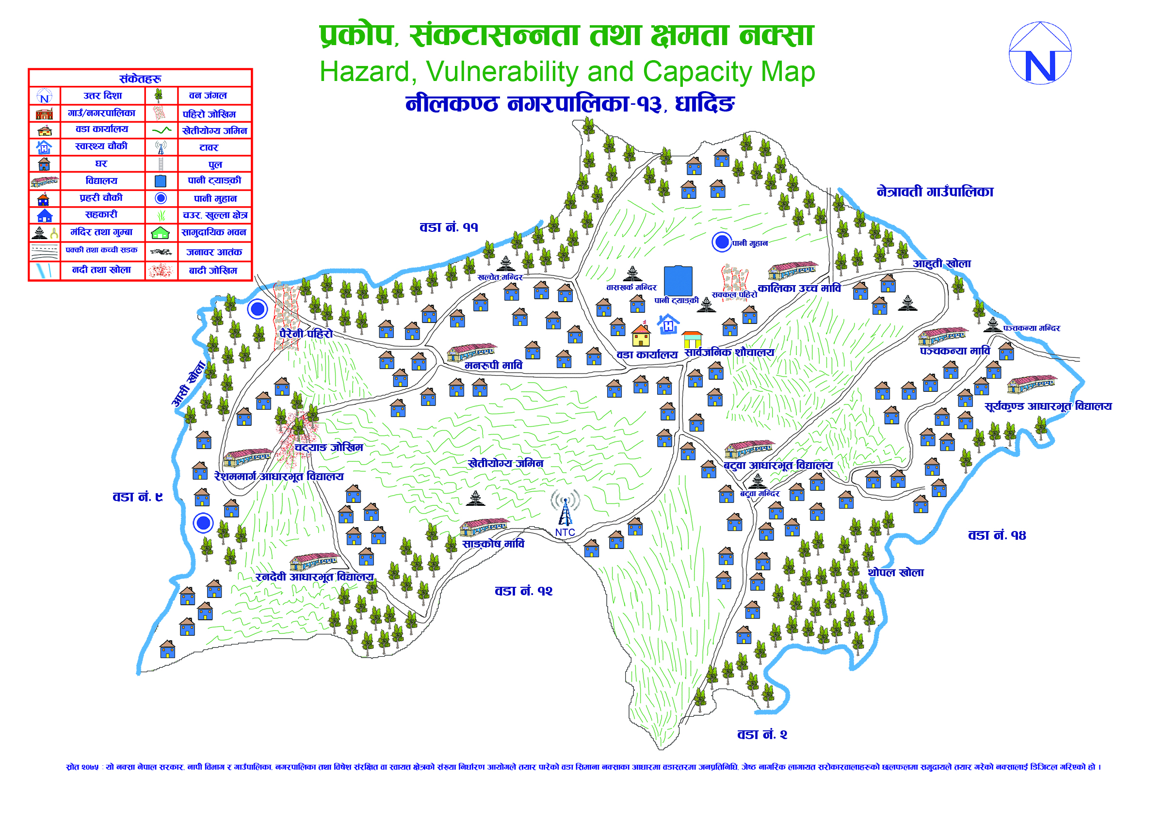 Ward map