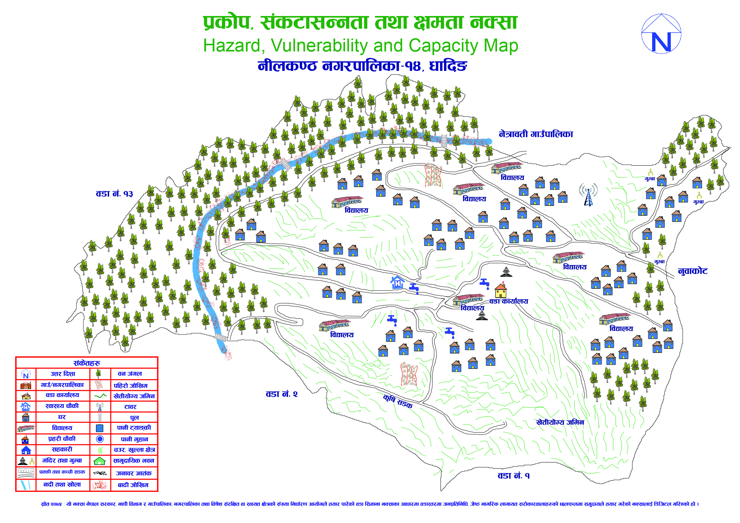 Ward map