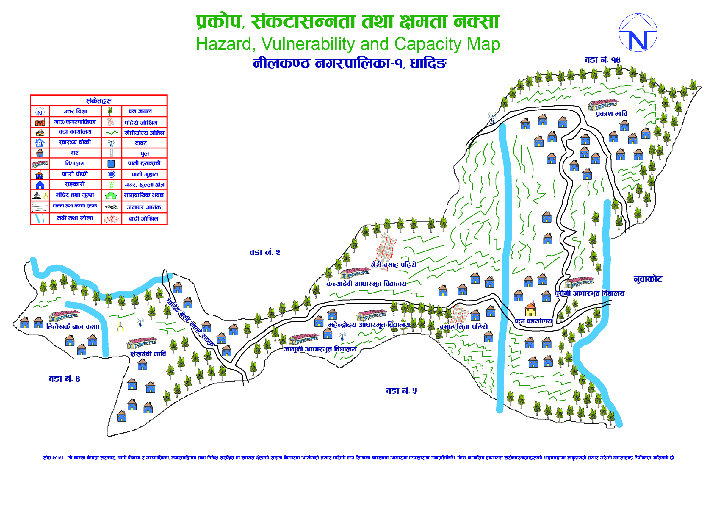 Ward map
