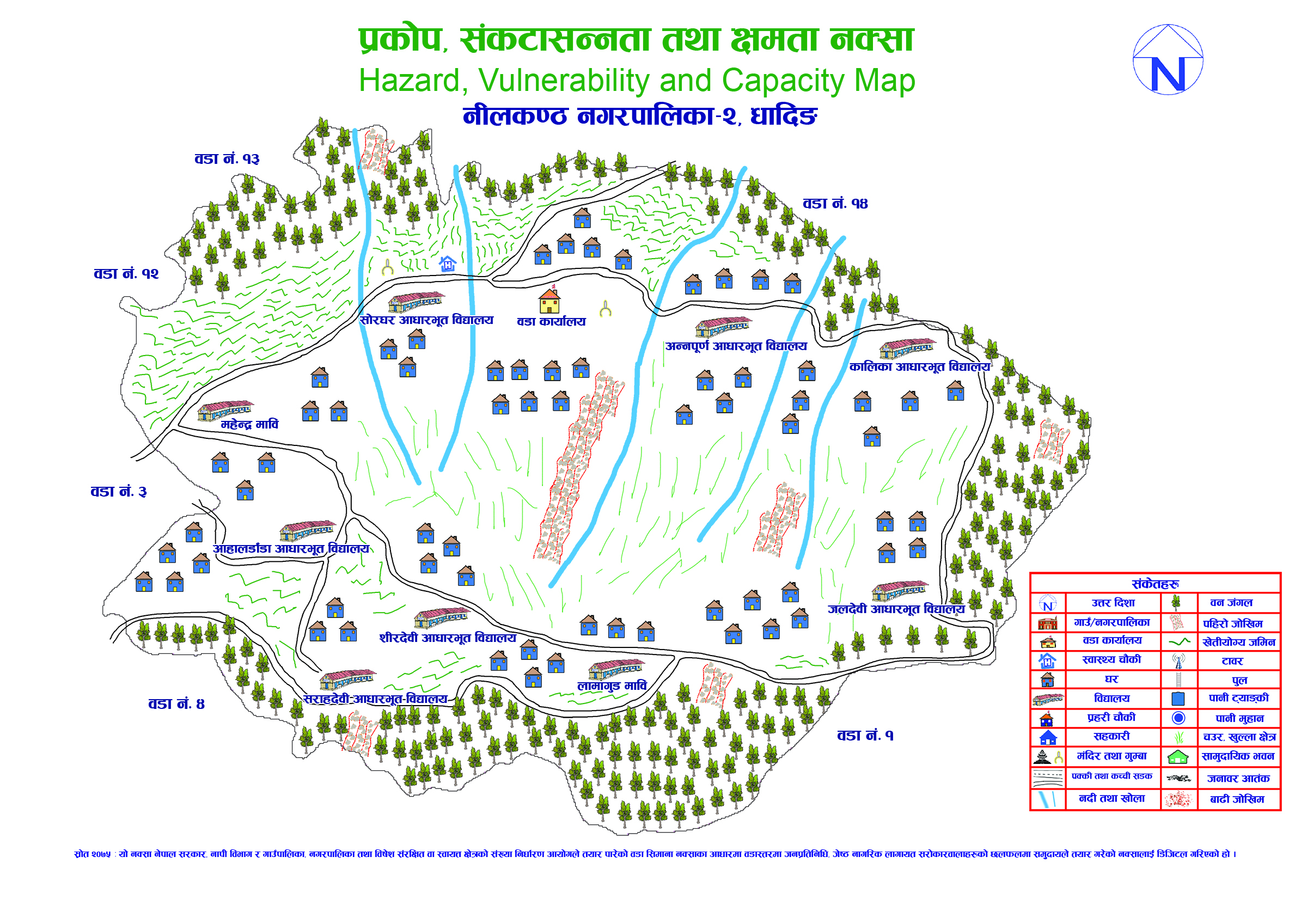 Ward map