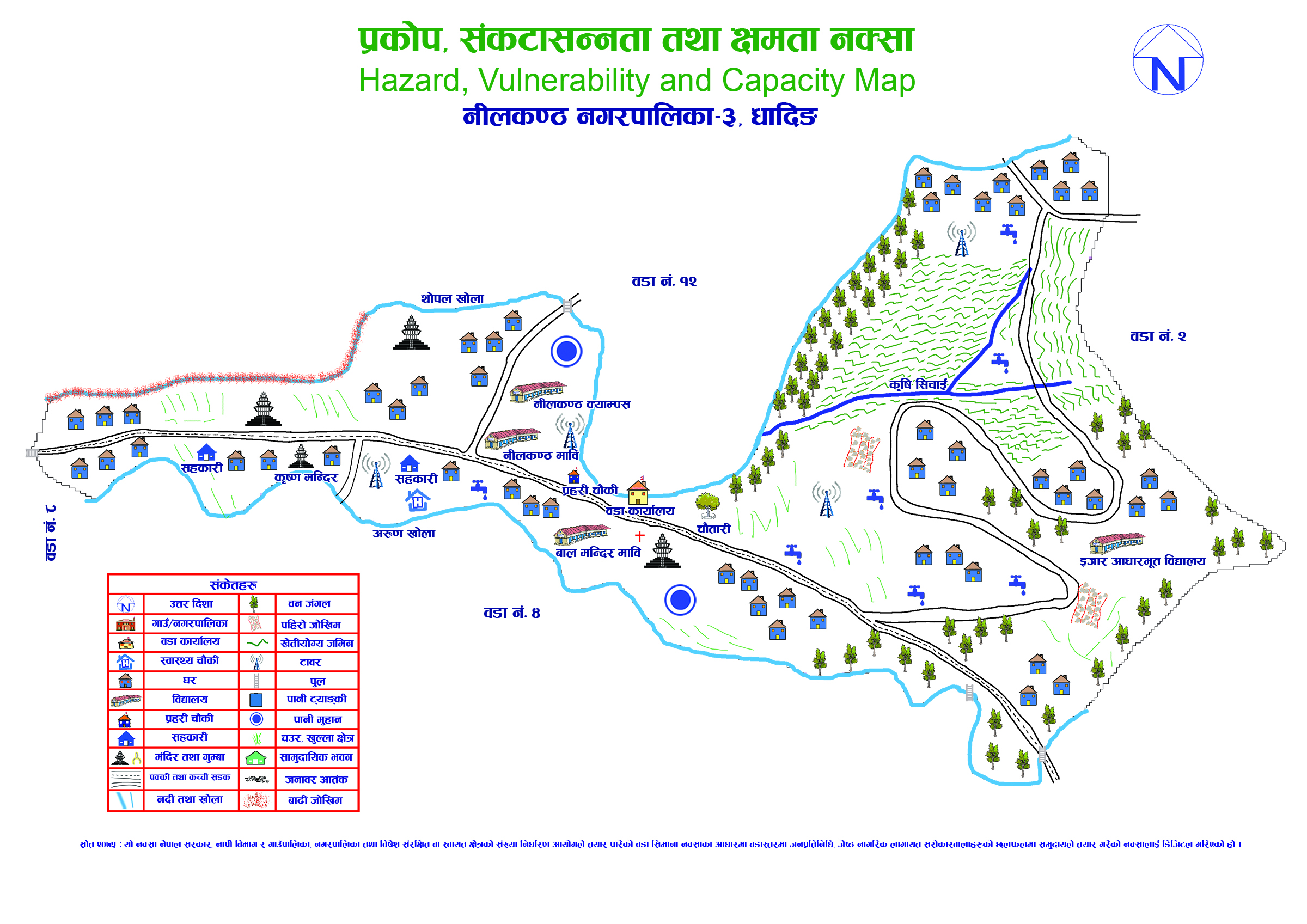 Ward map