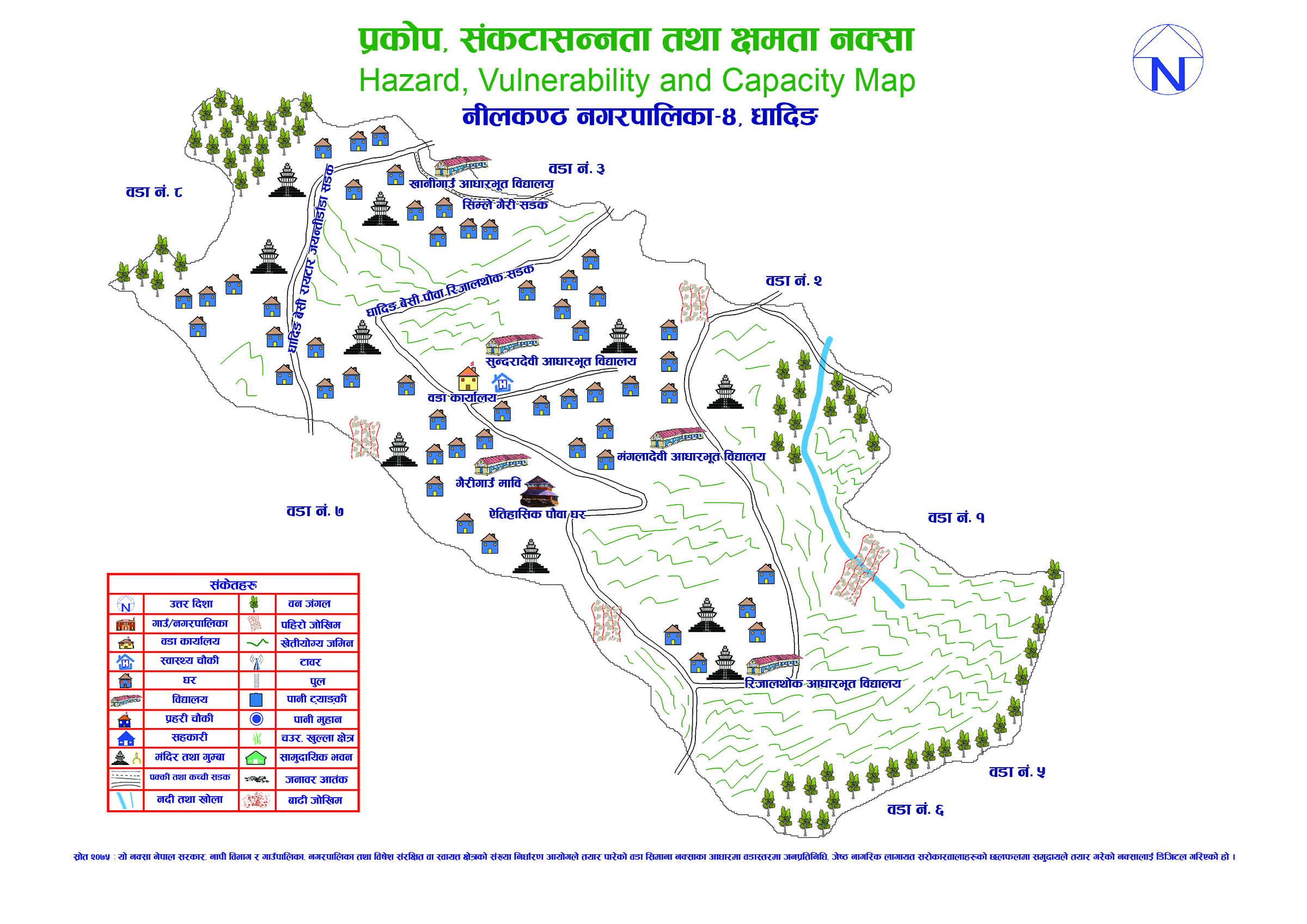 Ward map
