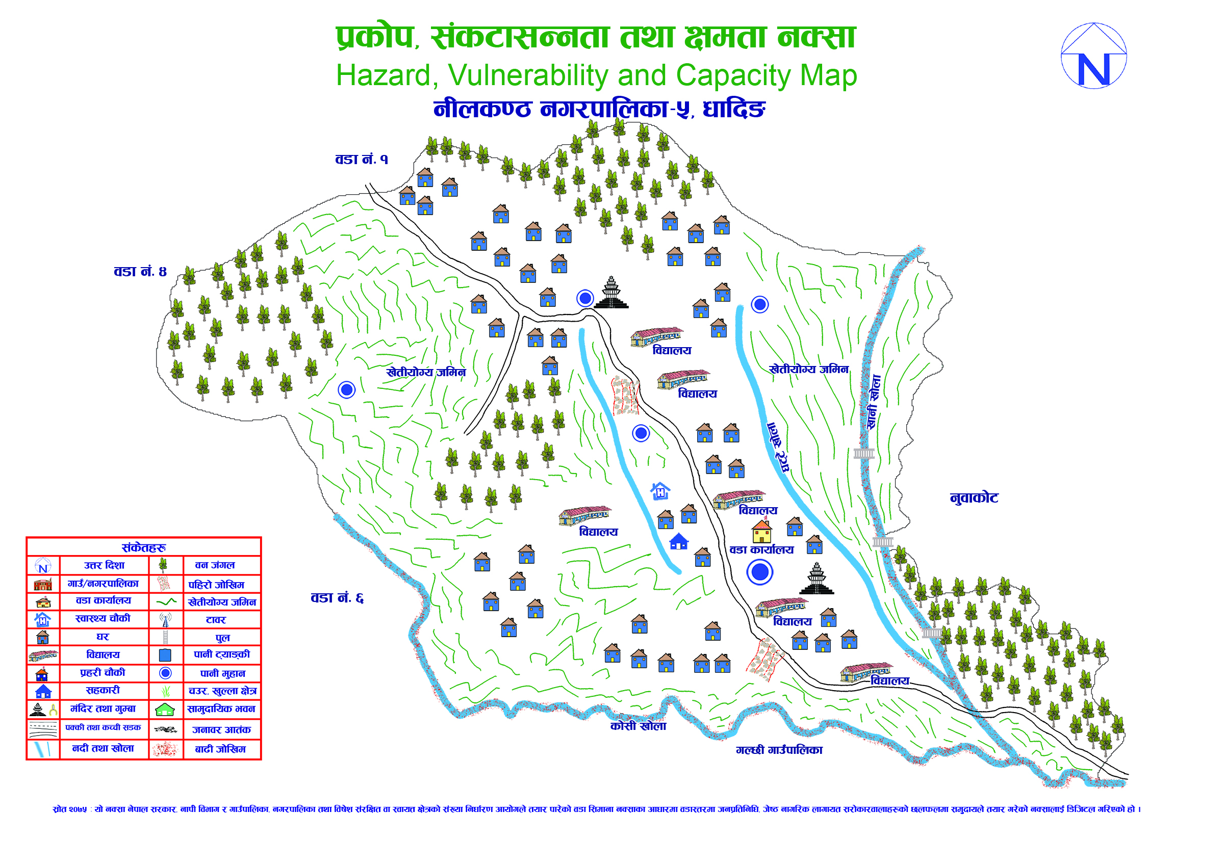 Ward map