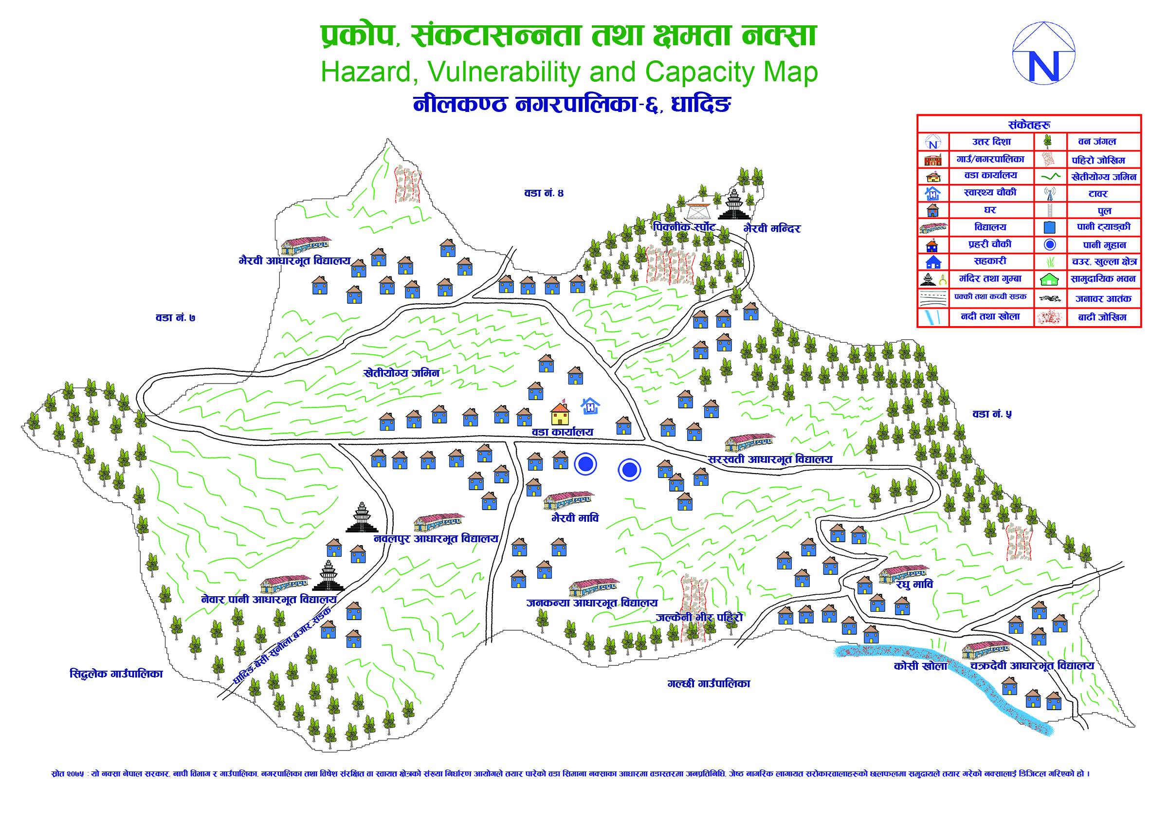Ward map