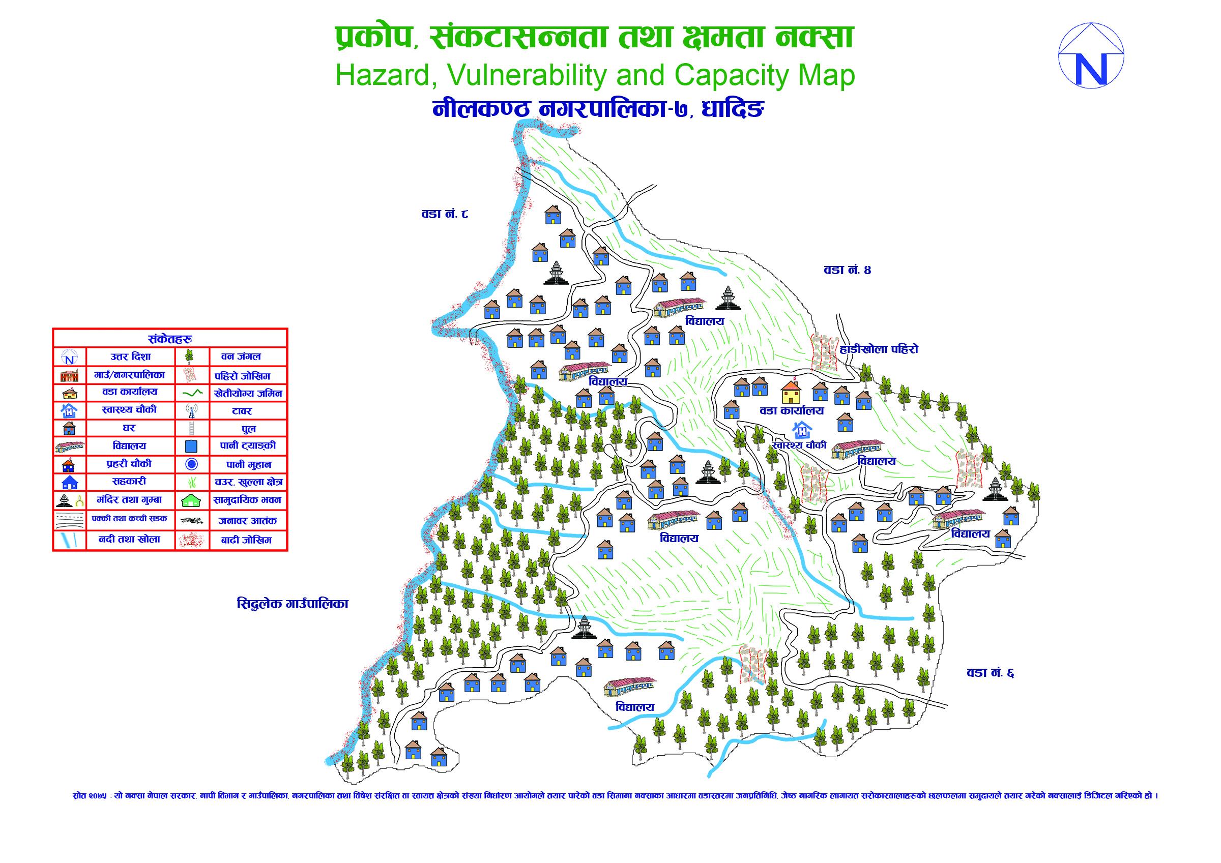 Ward map