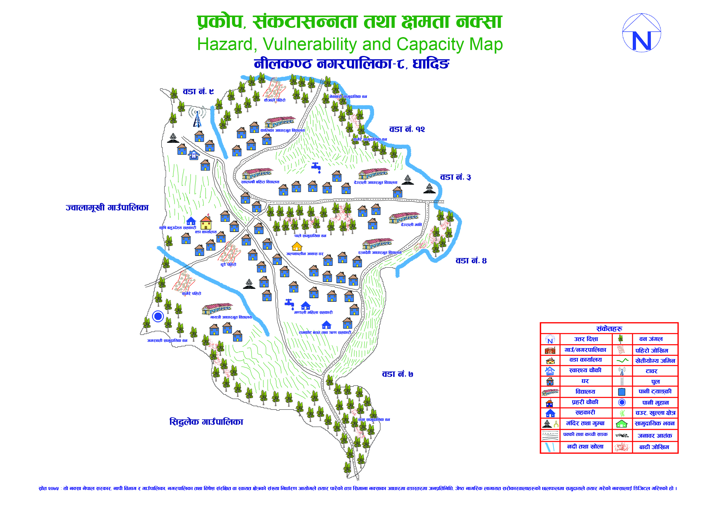 Ward map
