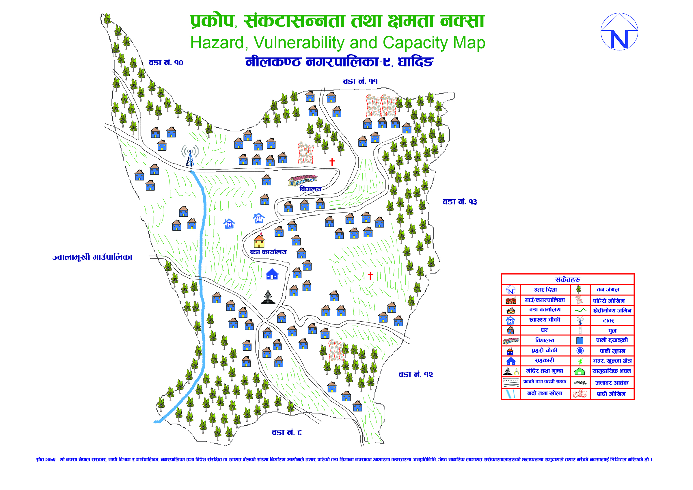 Ward map