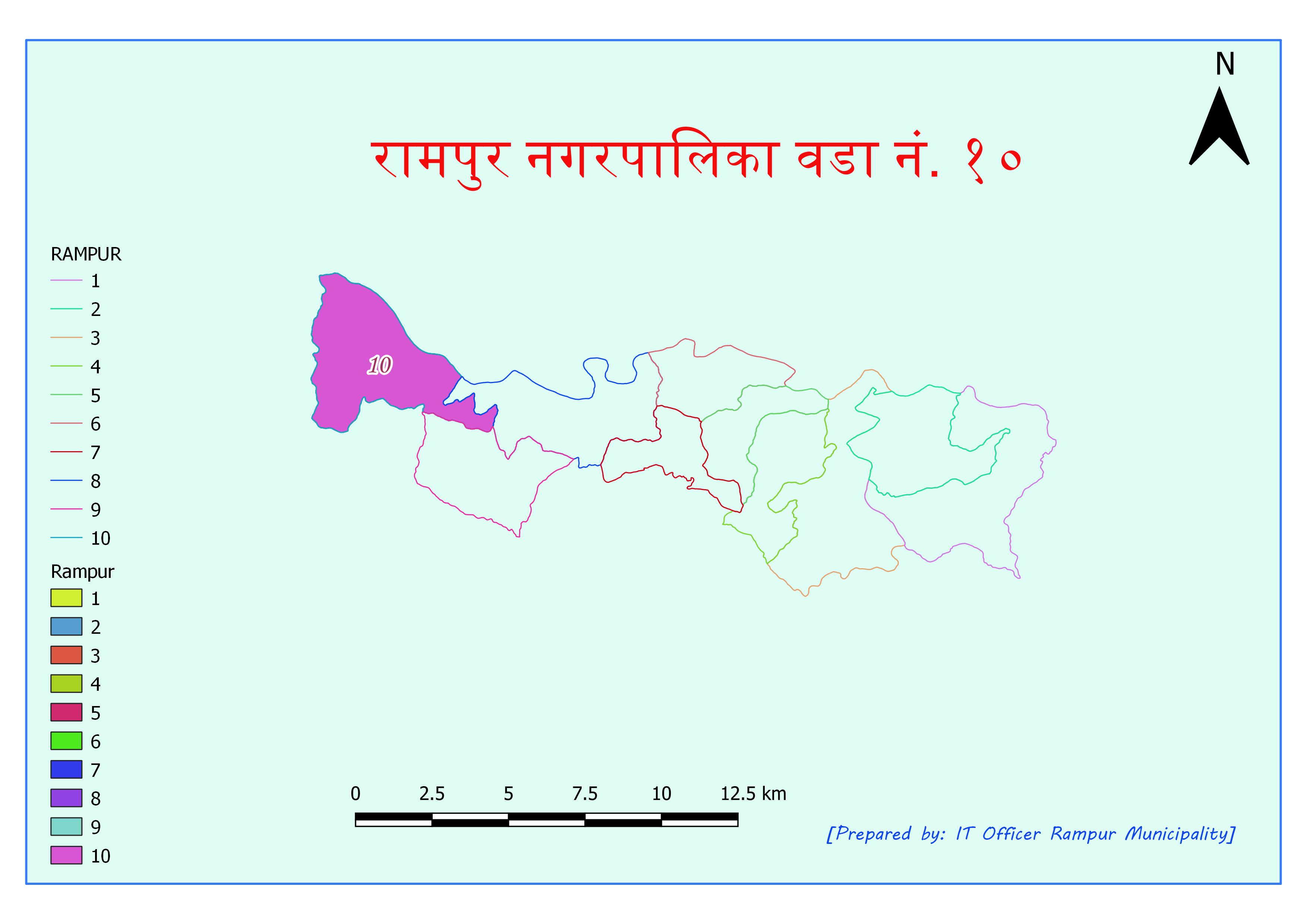 Ward map