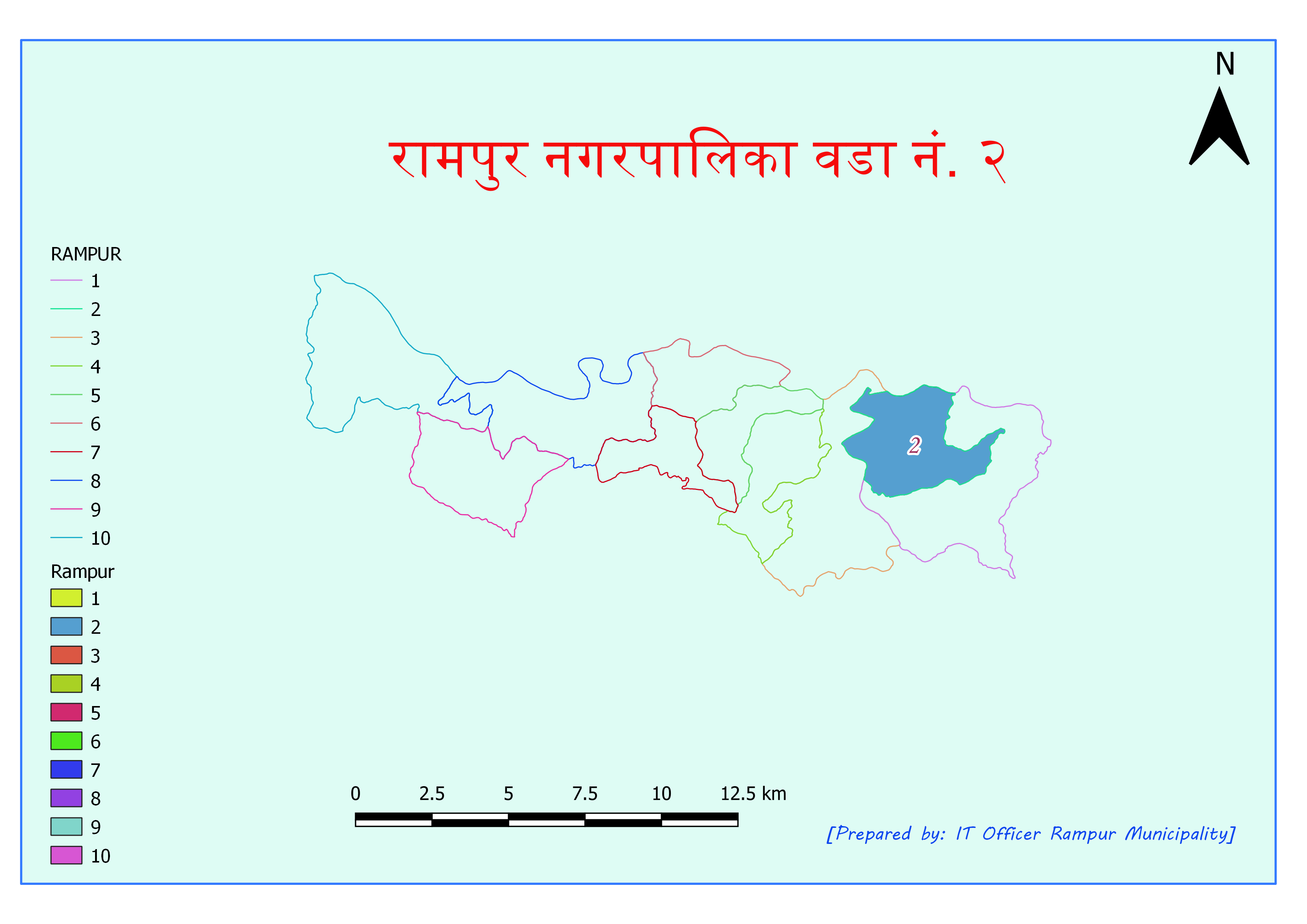 Ward map