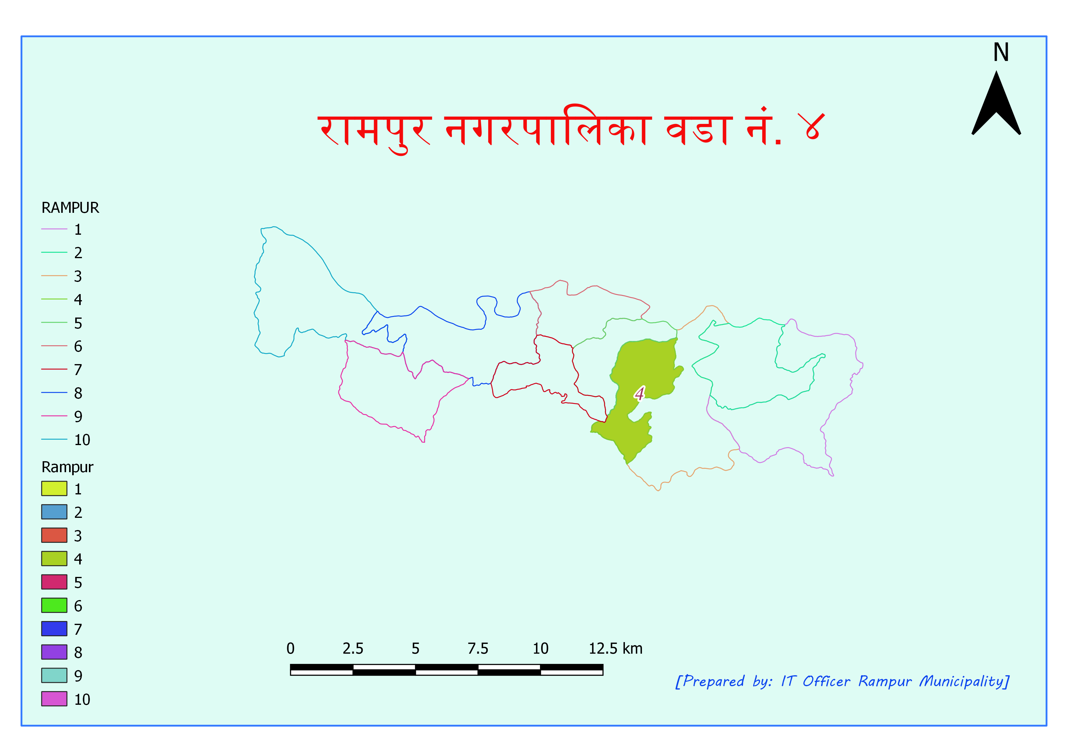 Ward map