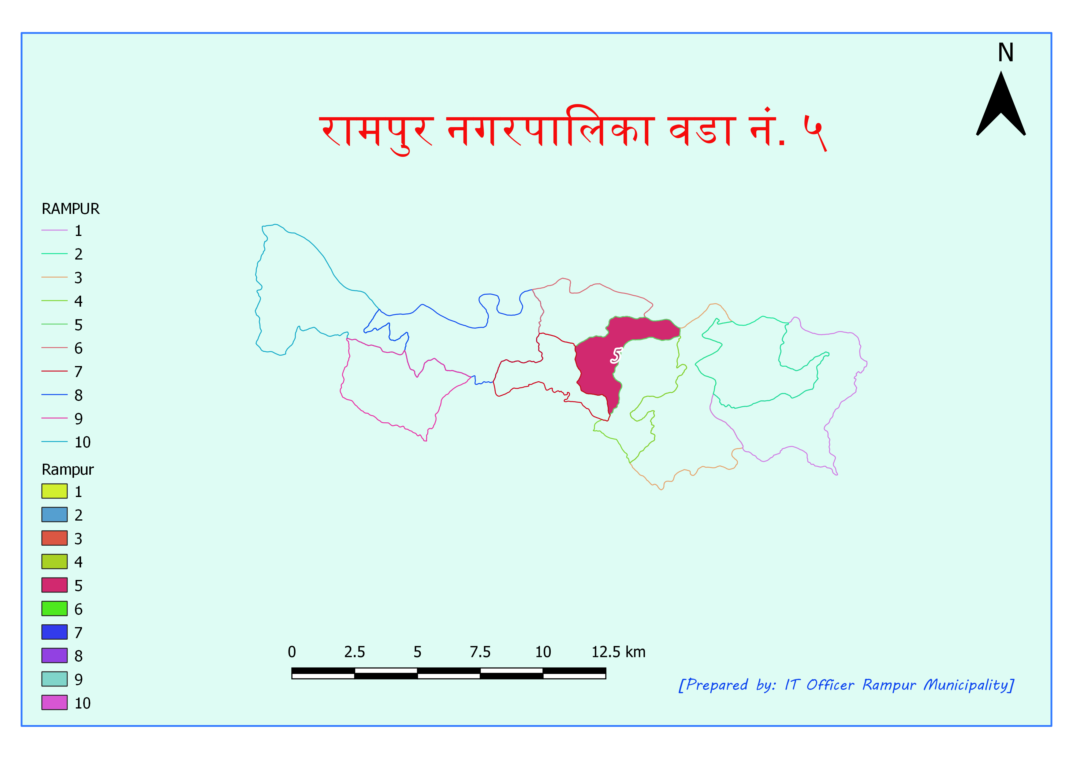 Ward map
