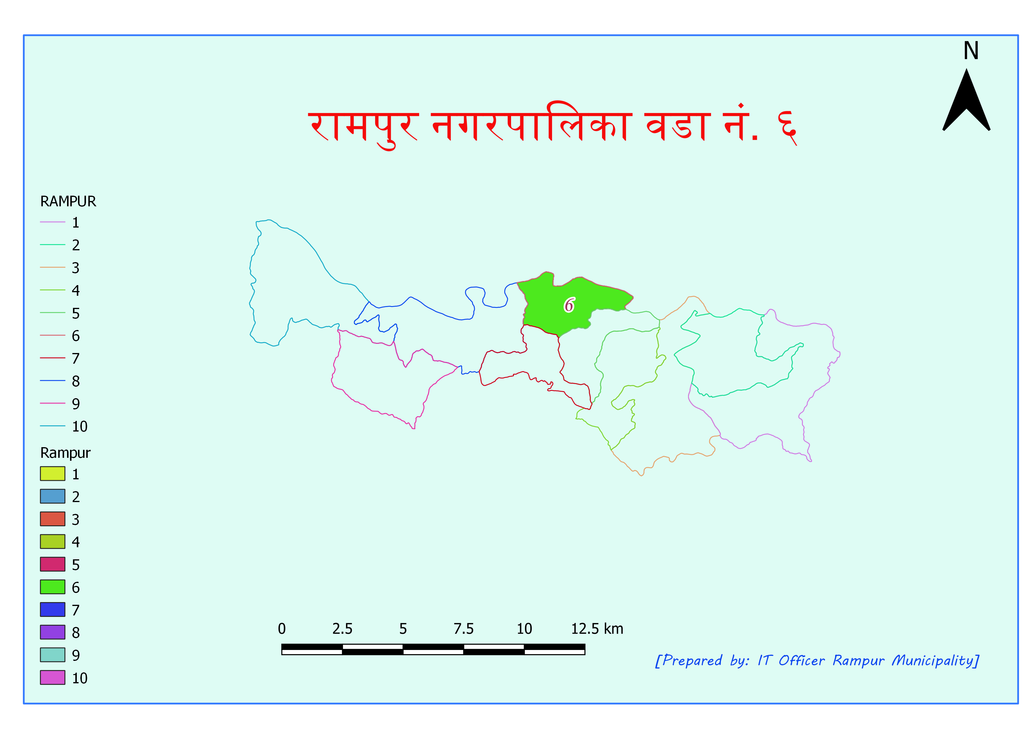 Ward map
