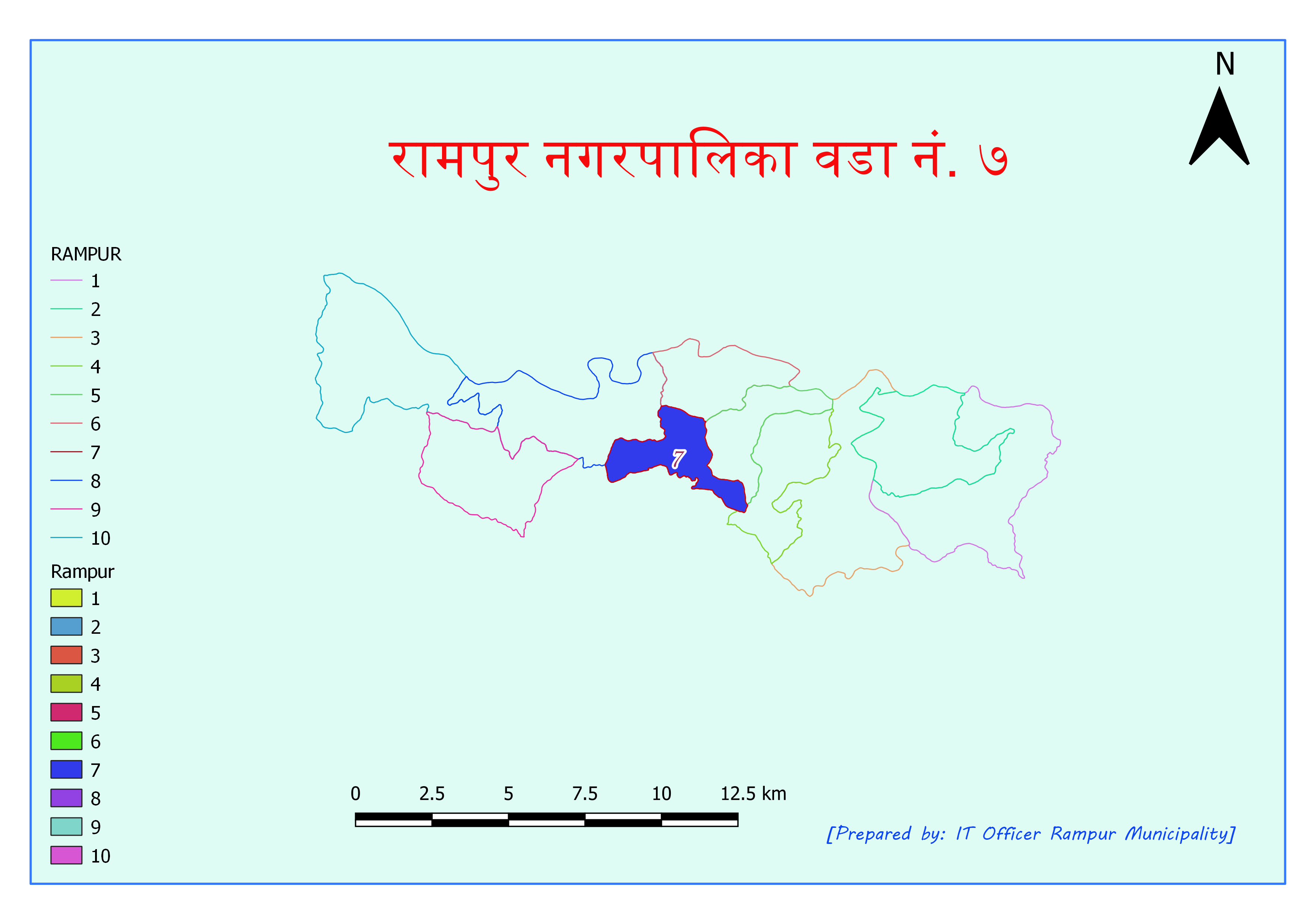 Ward map