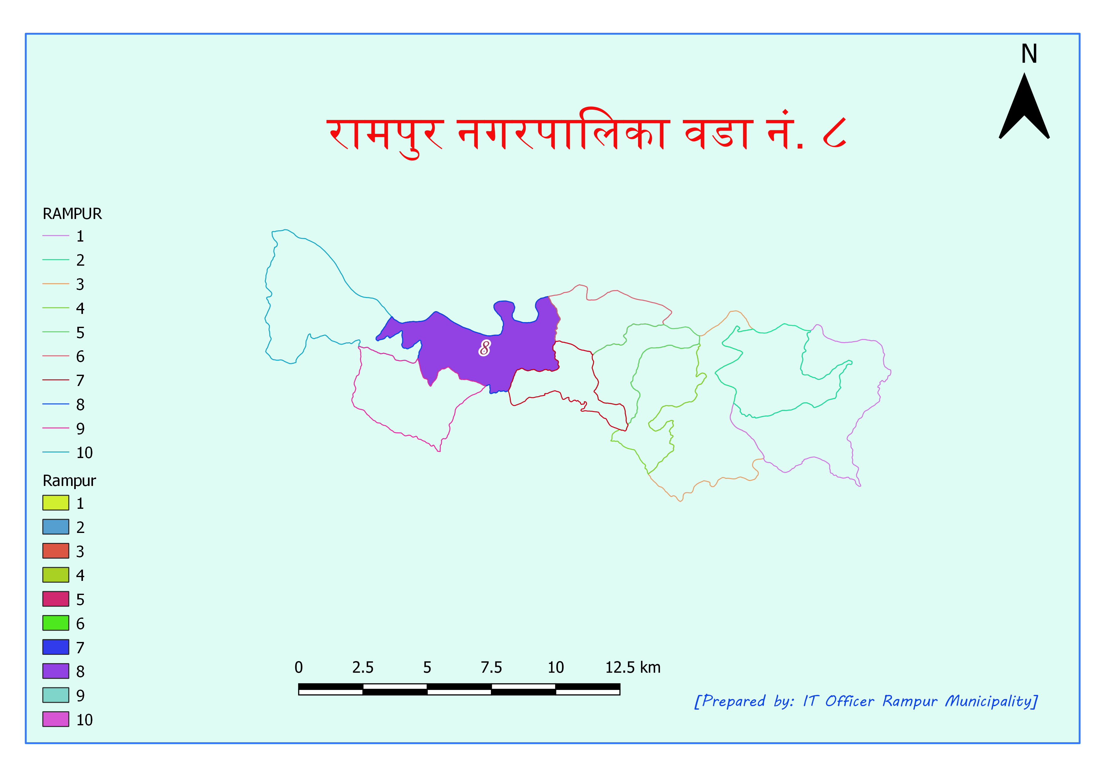 Ward map
