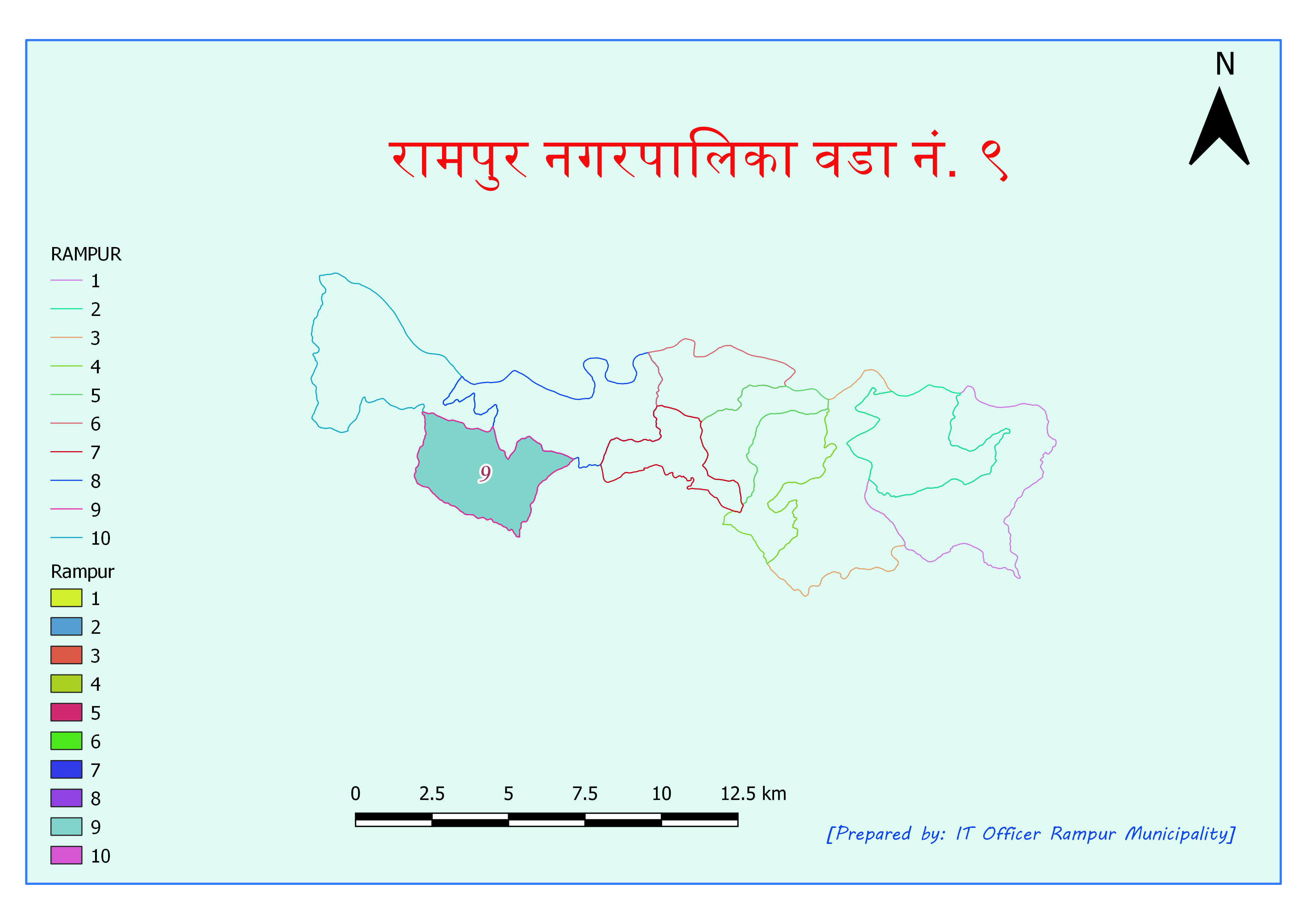 Ward map