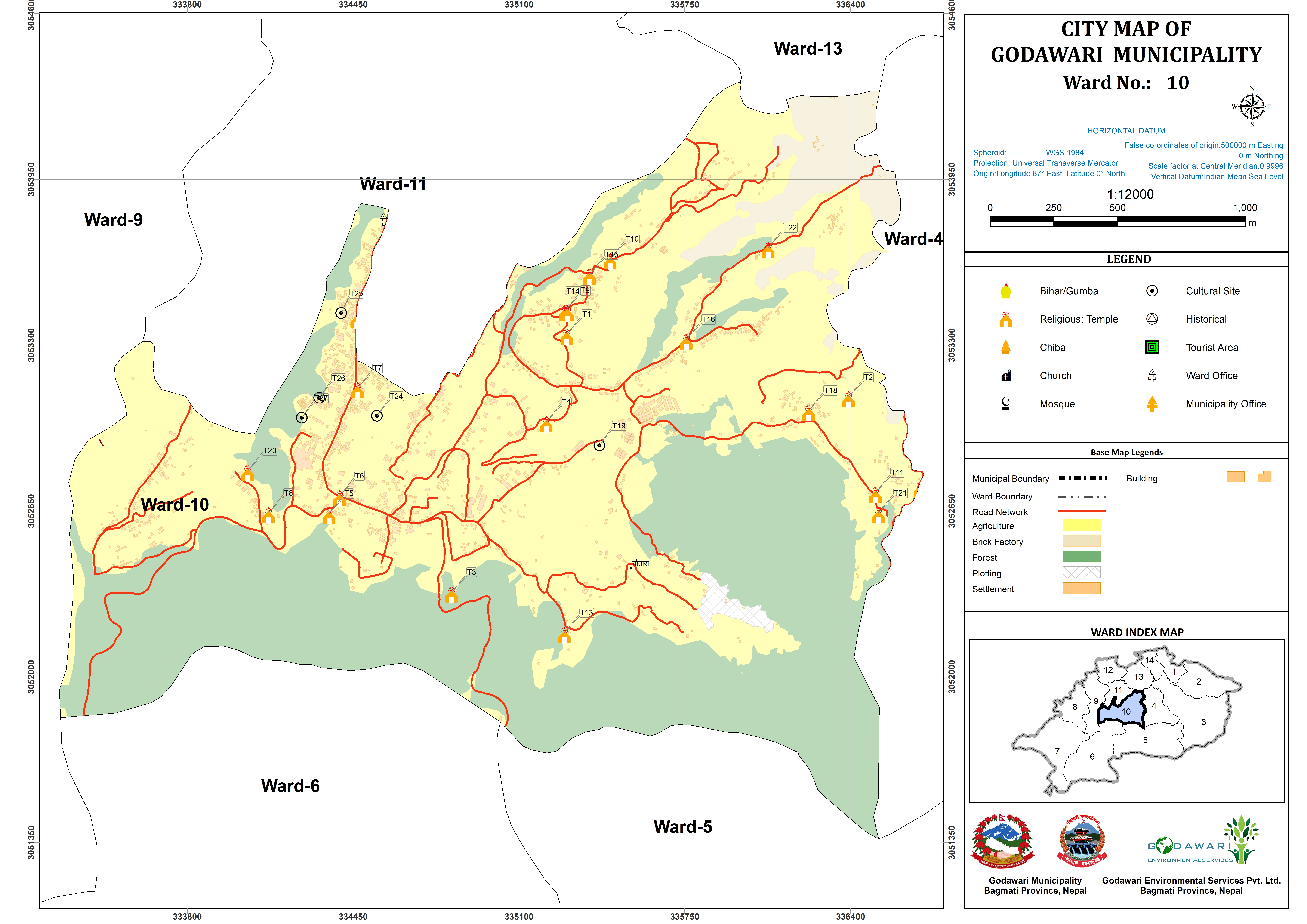 Ward map