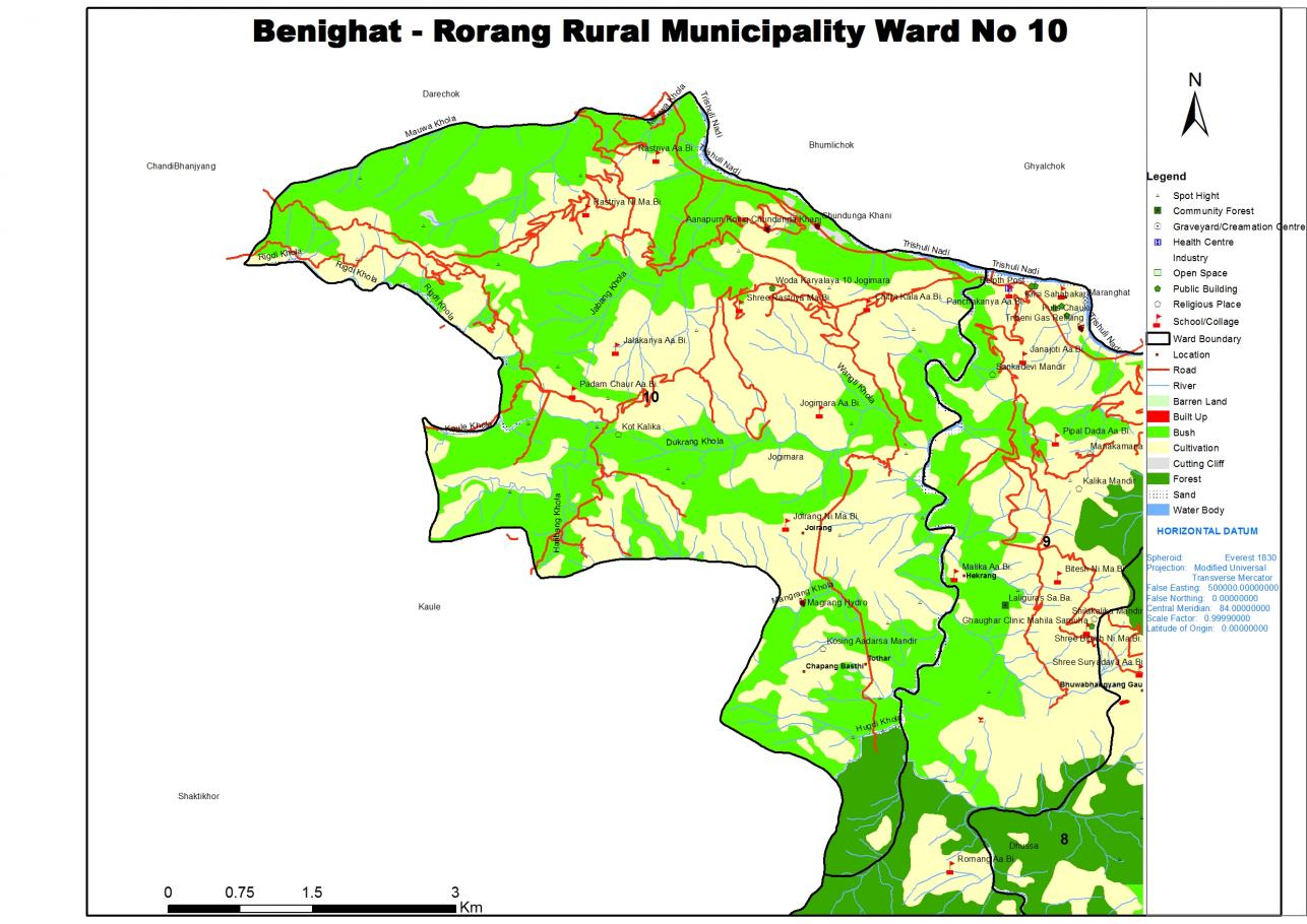 Ward map