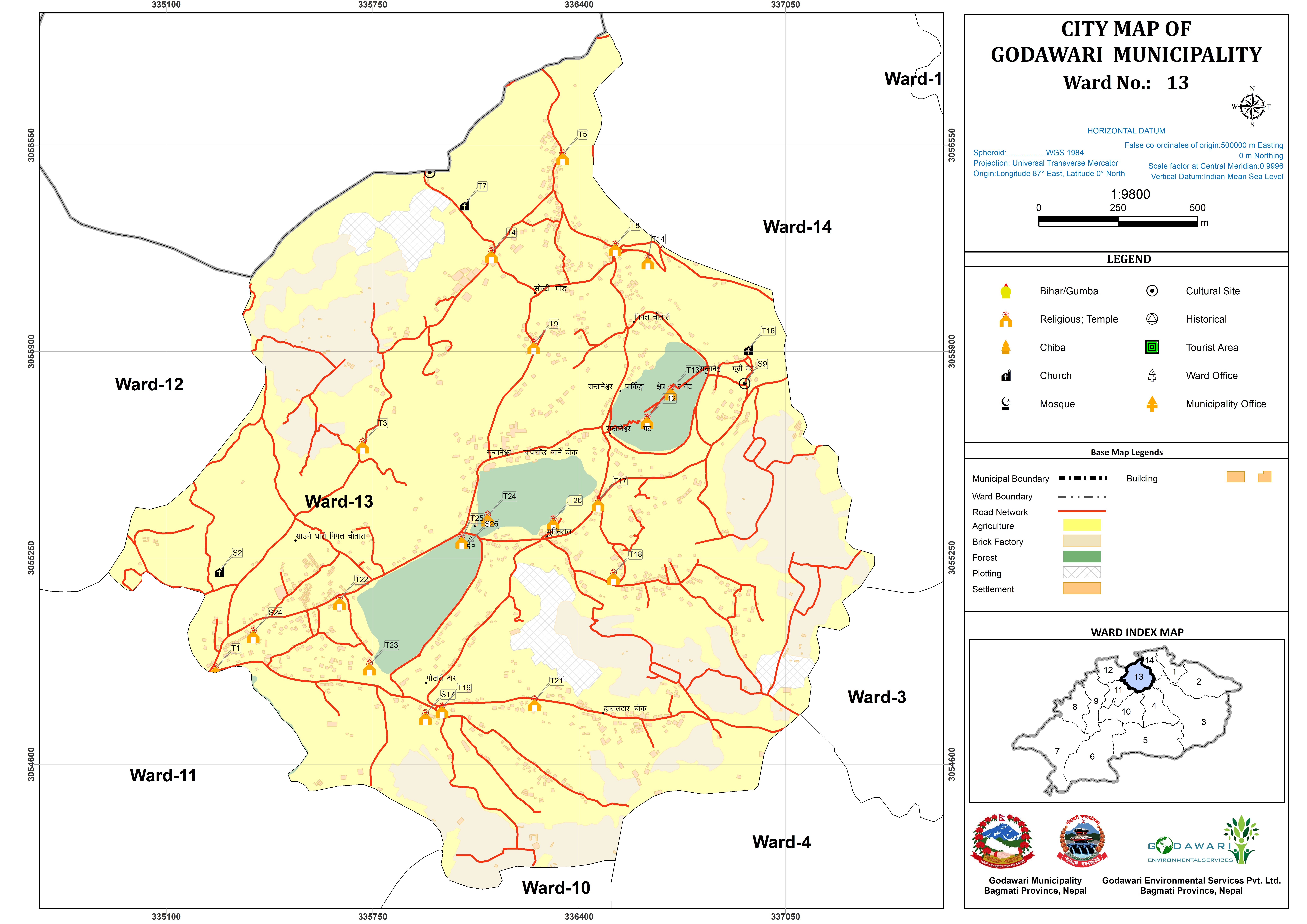 Ward map