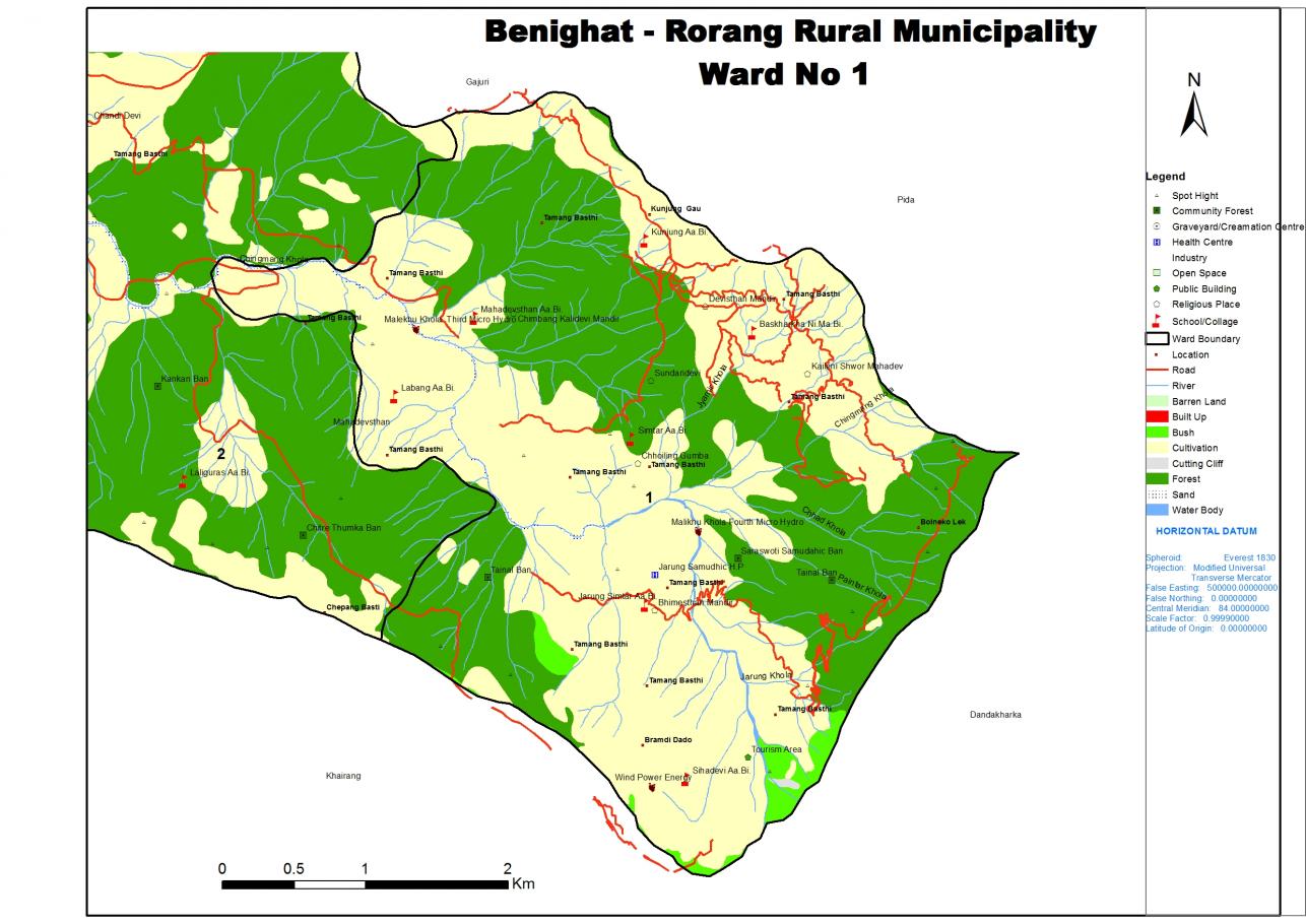 Ward map
