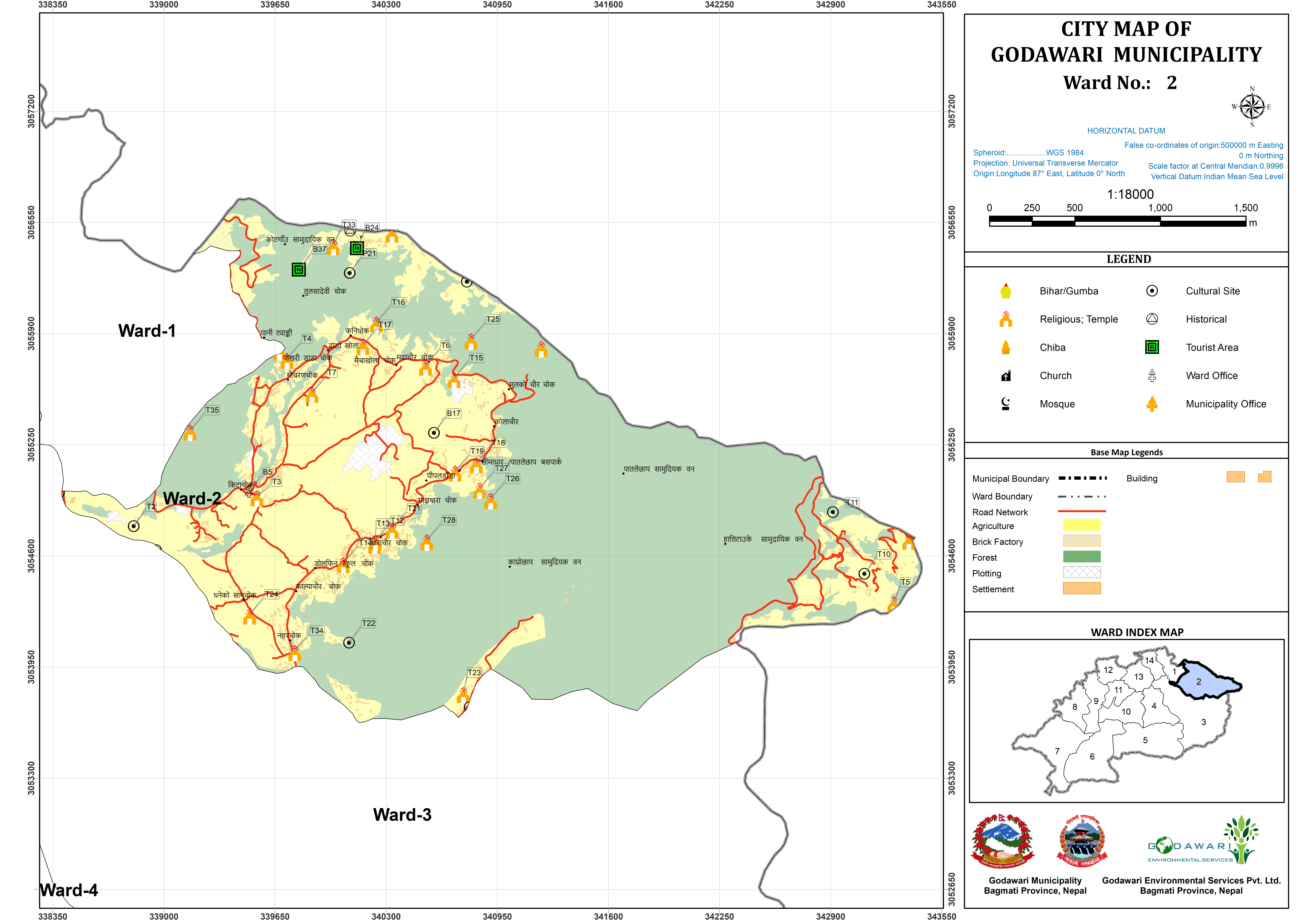 Ward map