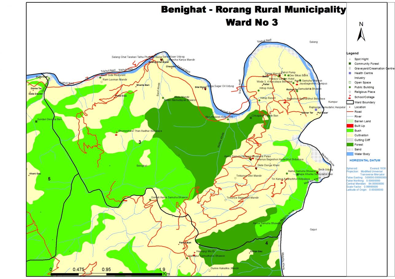 Ward map