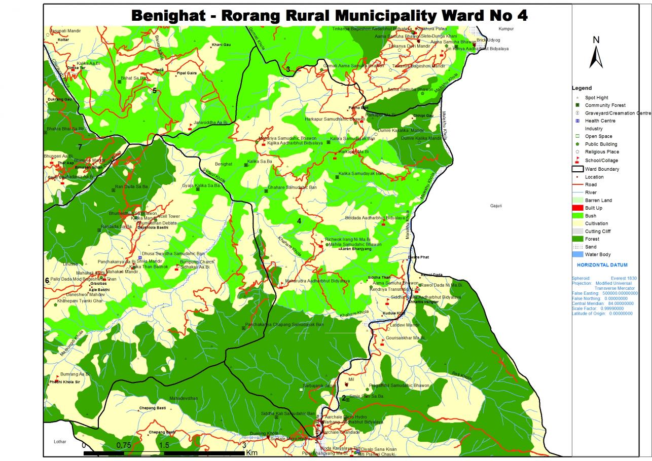 Ward map