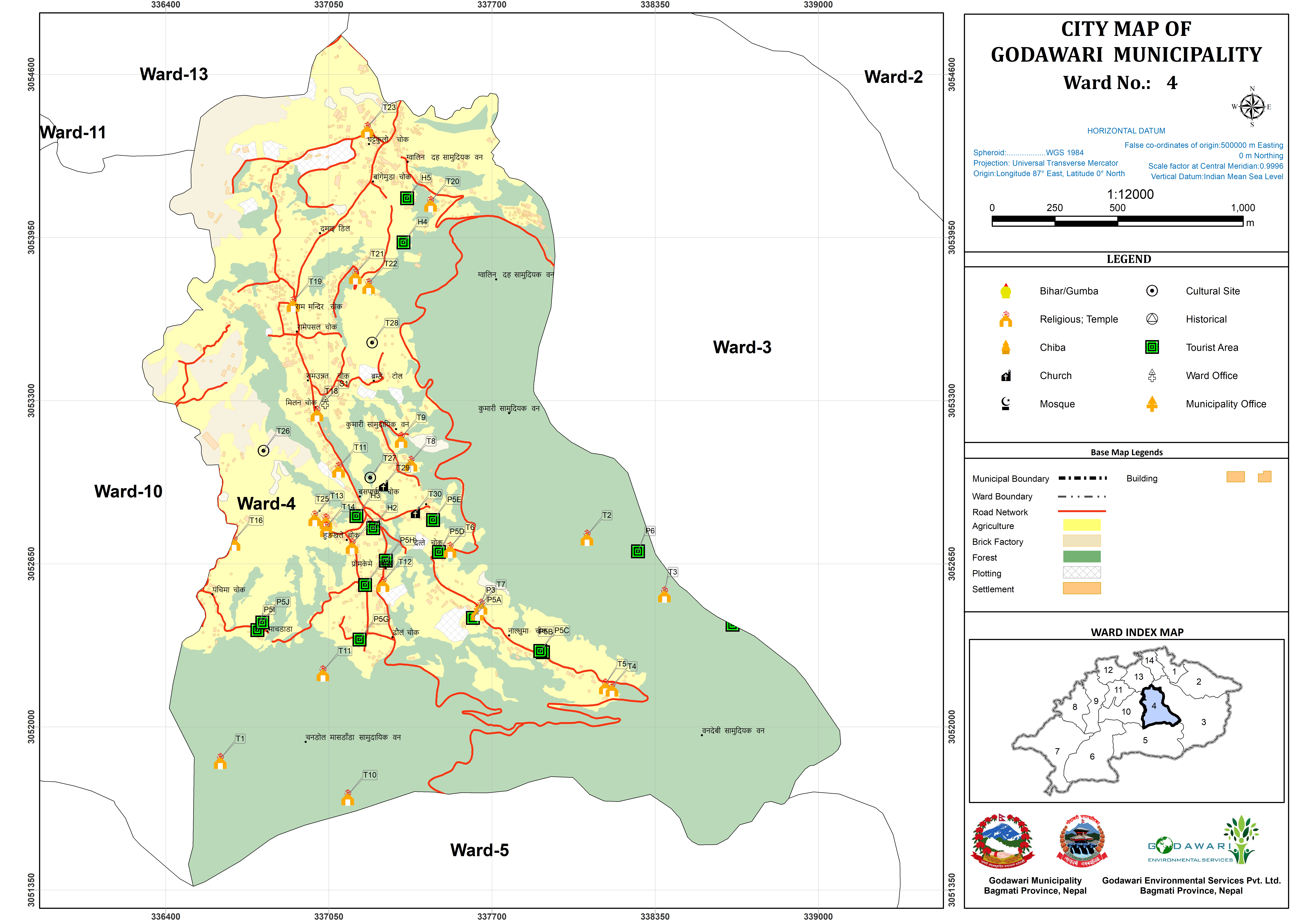 Ward map