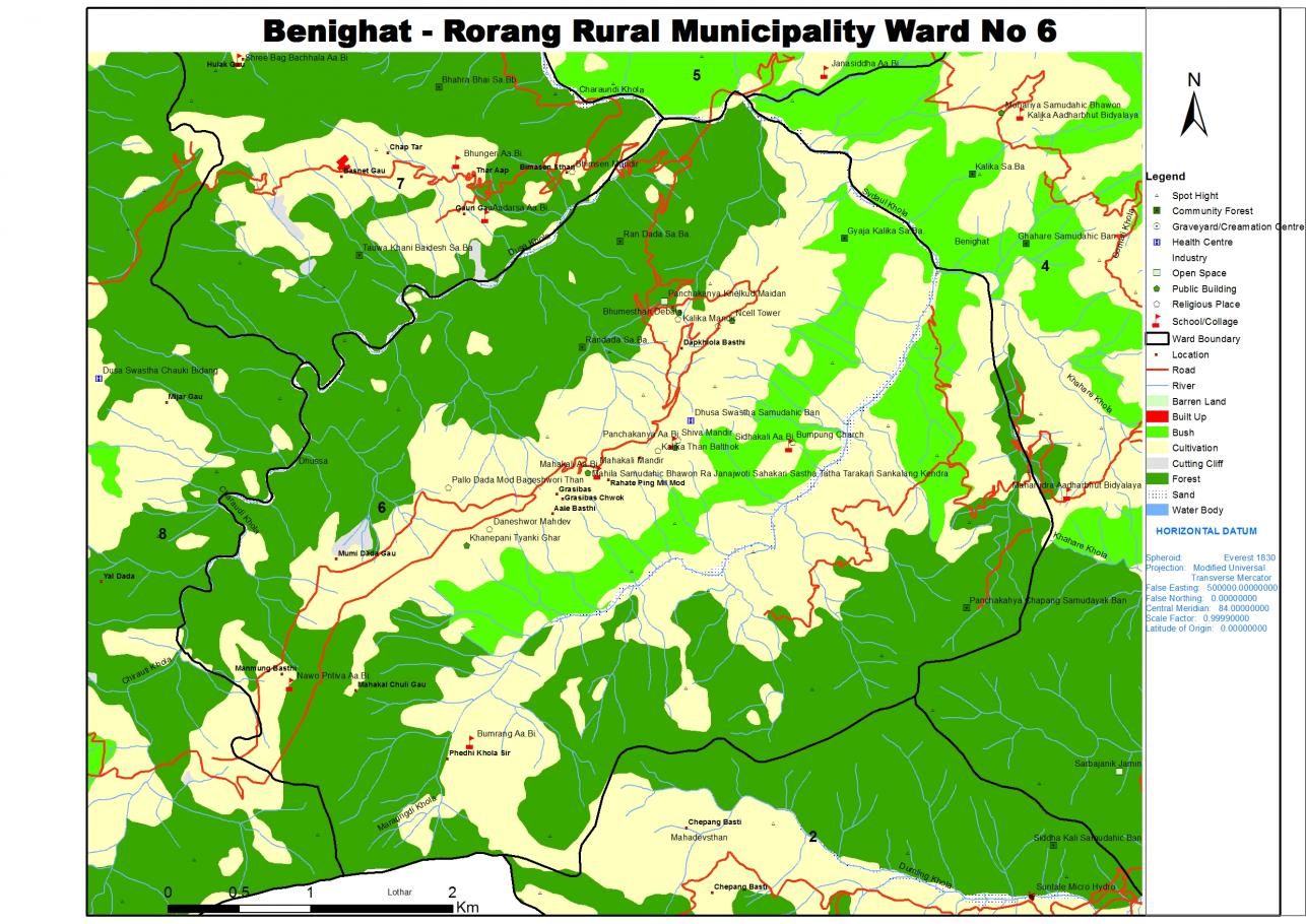 Ward map