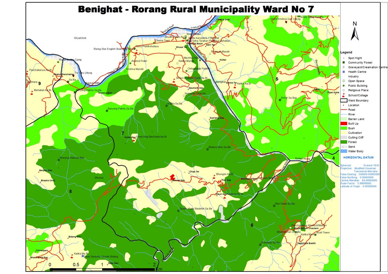 Ward map