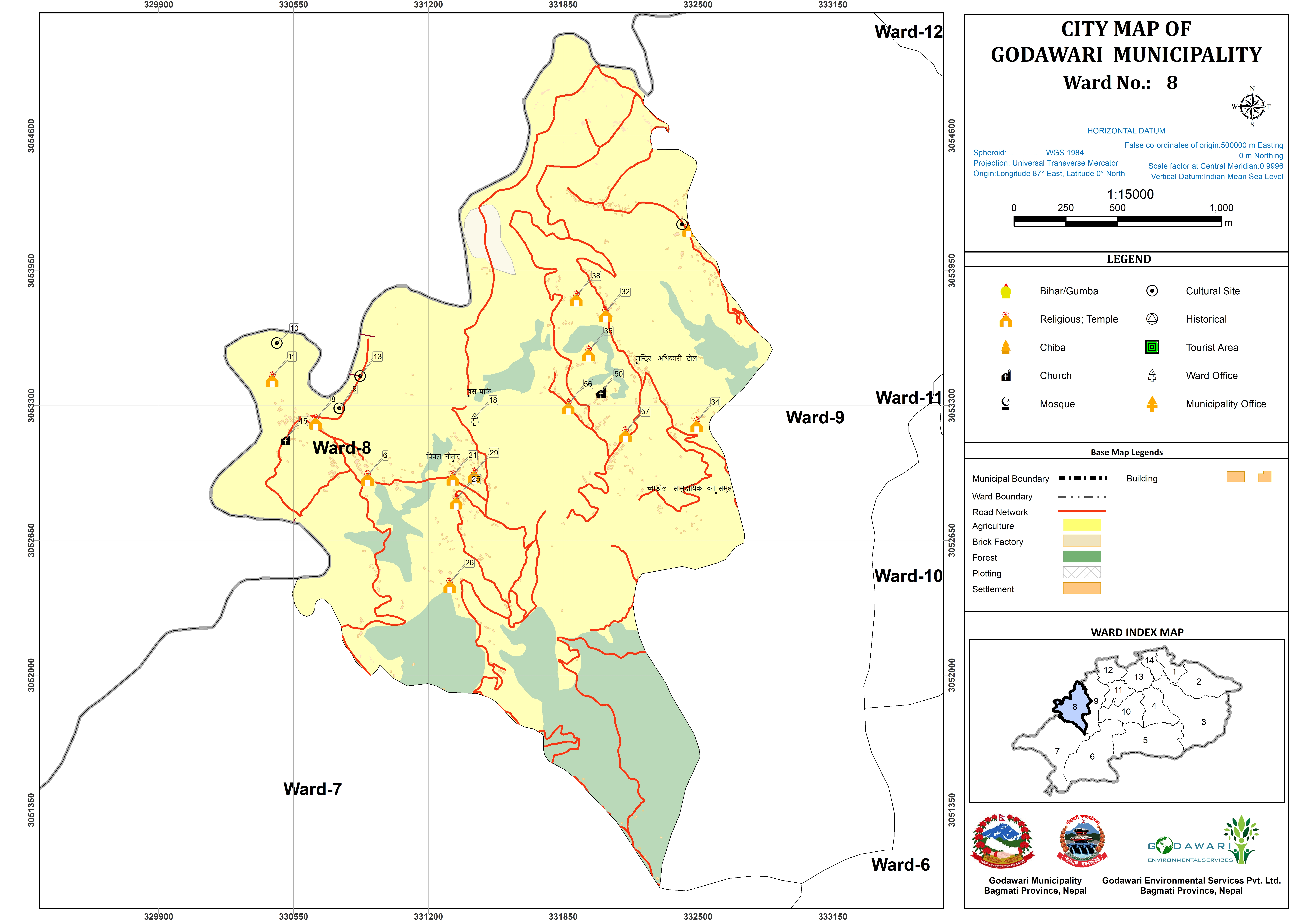 Ward map